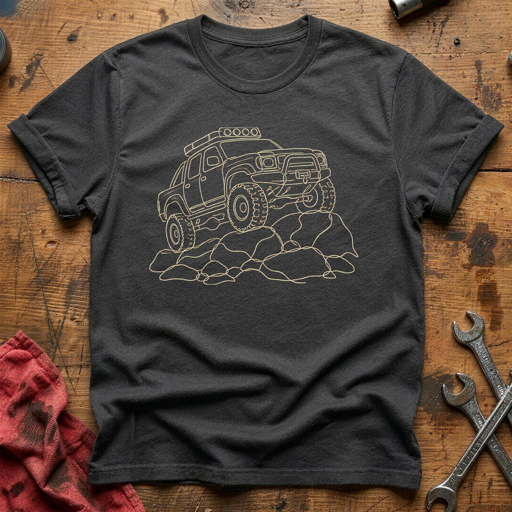4x4 Rockcrawl 48 T-Shirt - Charcoal