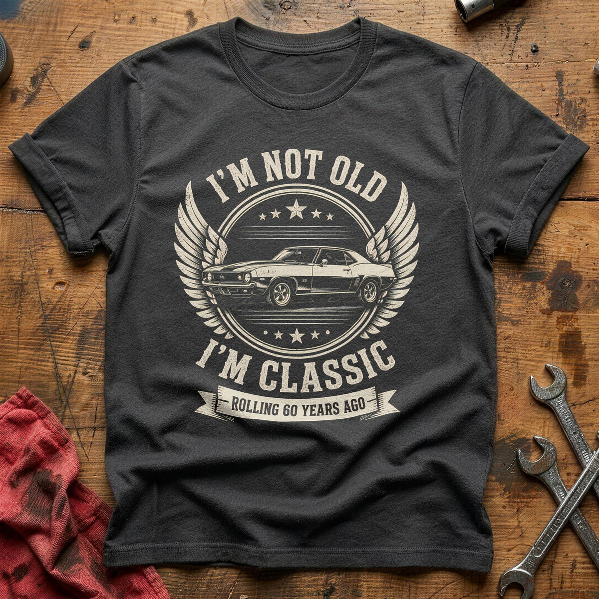60 Im Classic T-Shirt - Charcoal