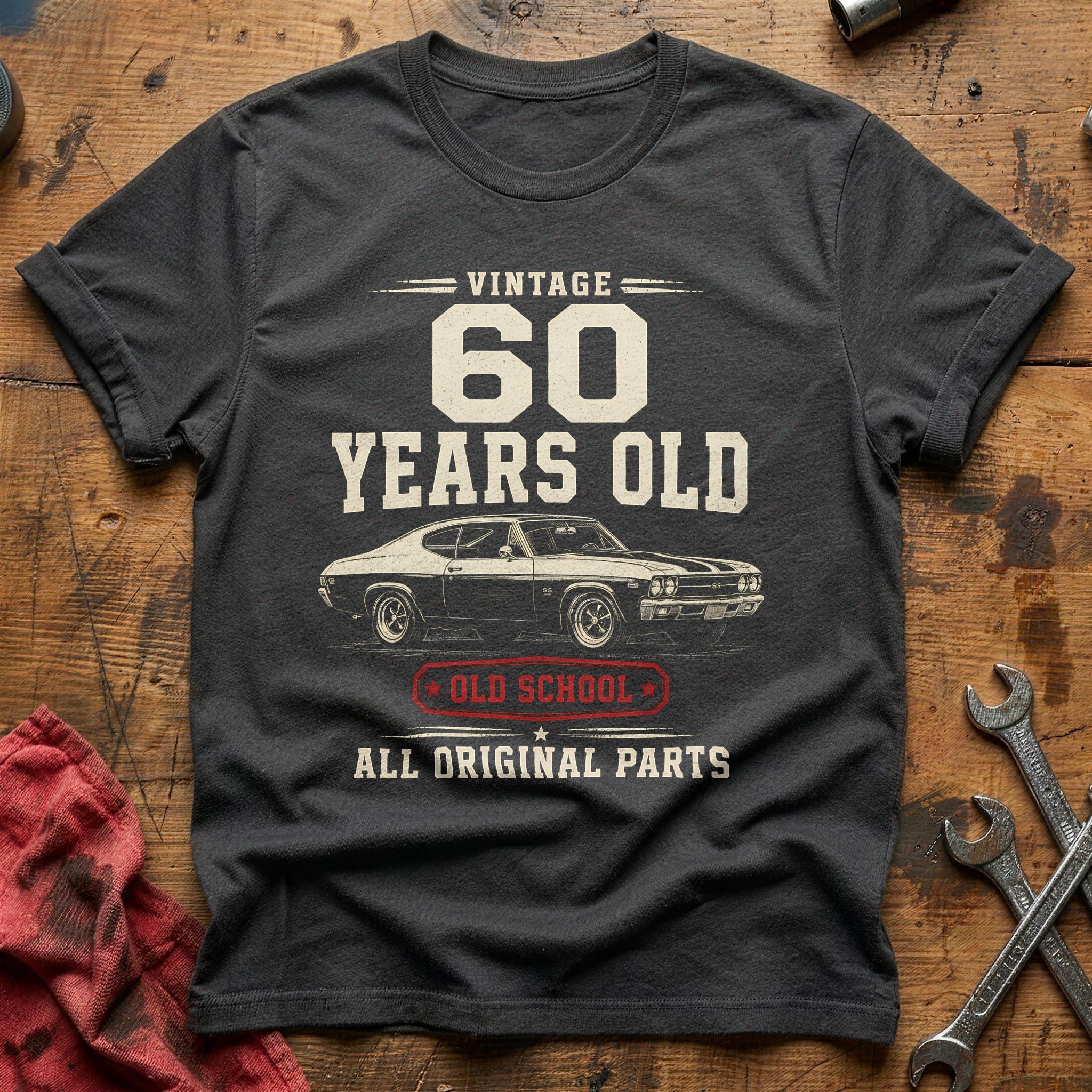 60 Original Parts T-Shirt - Charcoal