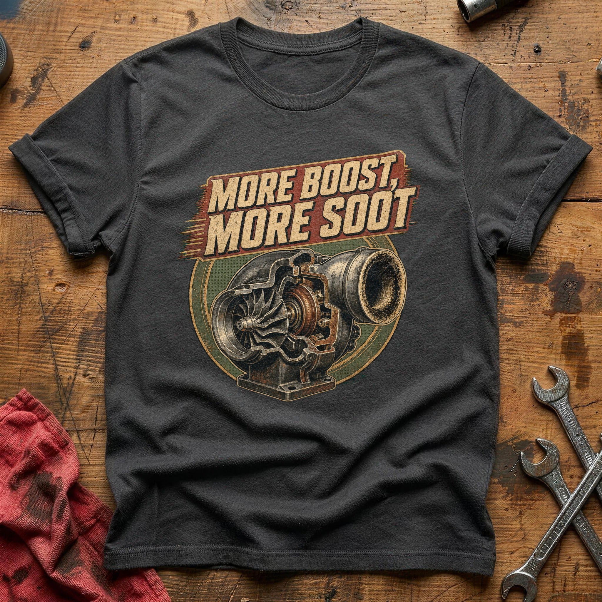 More Boost, More Soot T-Shirt - Charcoal