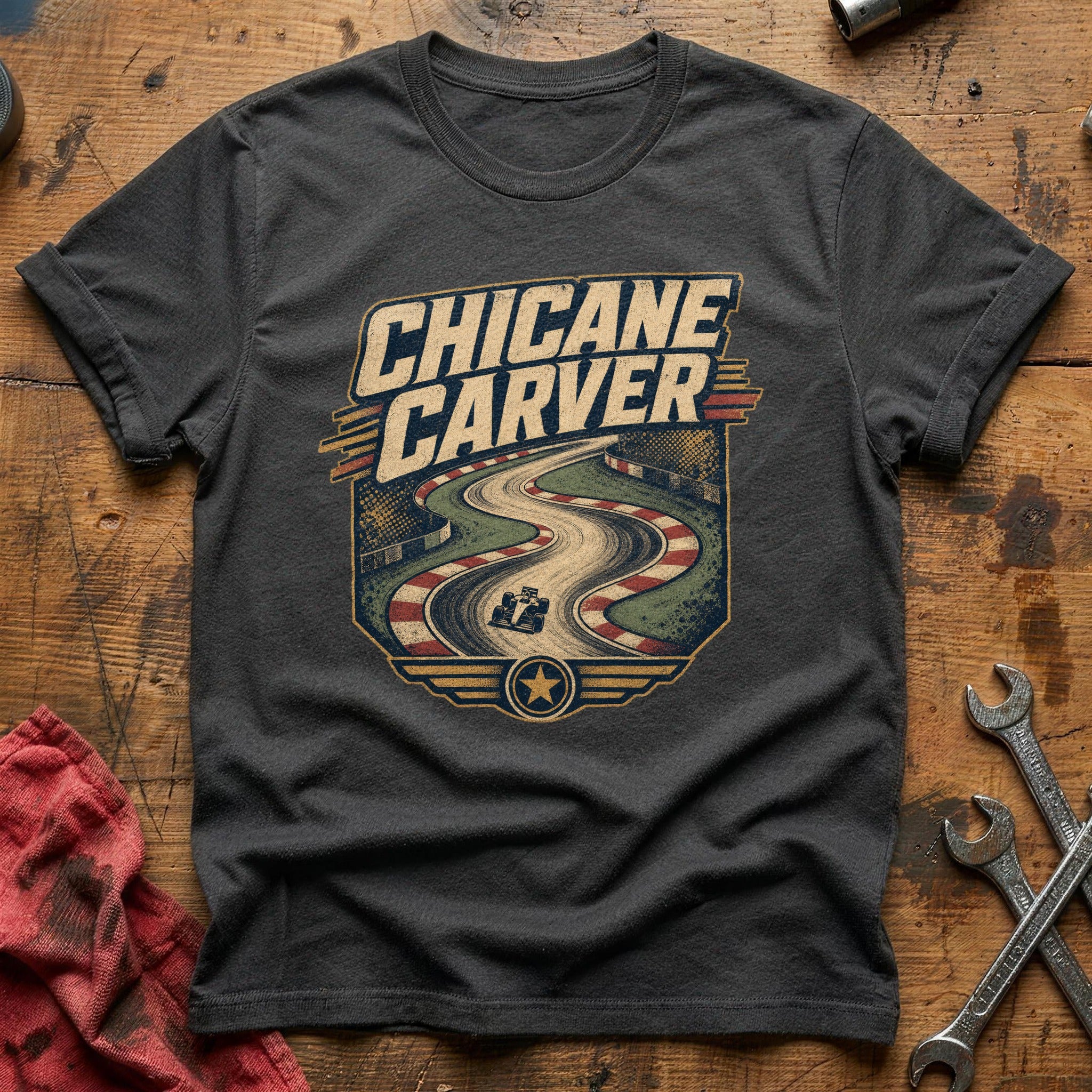 Chicane Carver T-Shirt - Charcoal