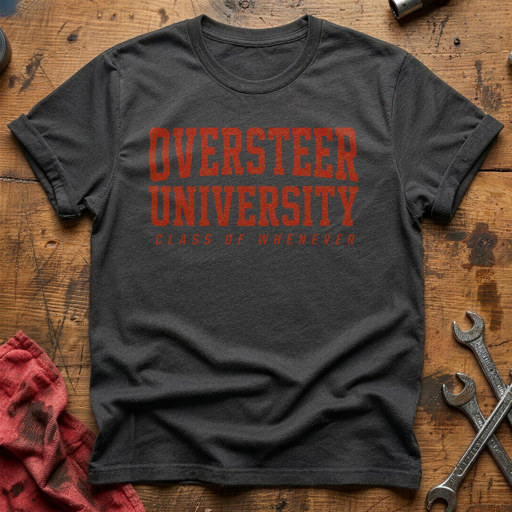 Oversteer University T-Shirt - Charcoal