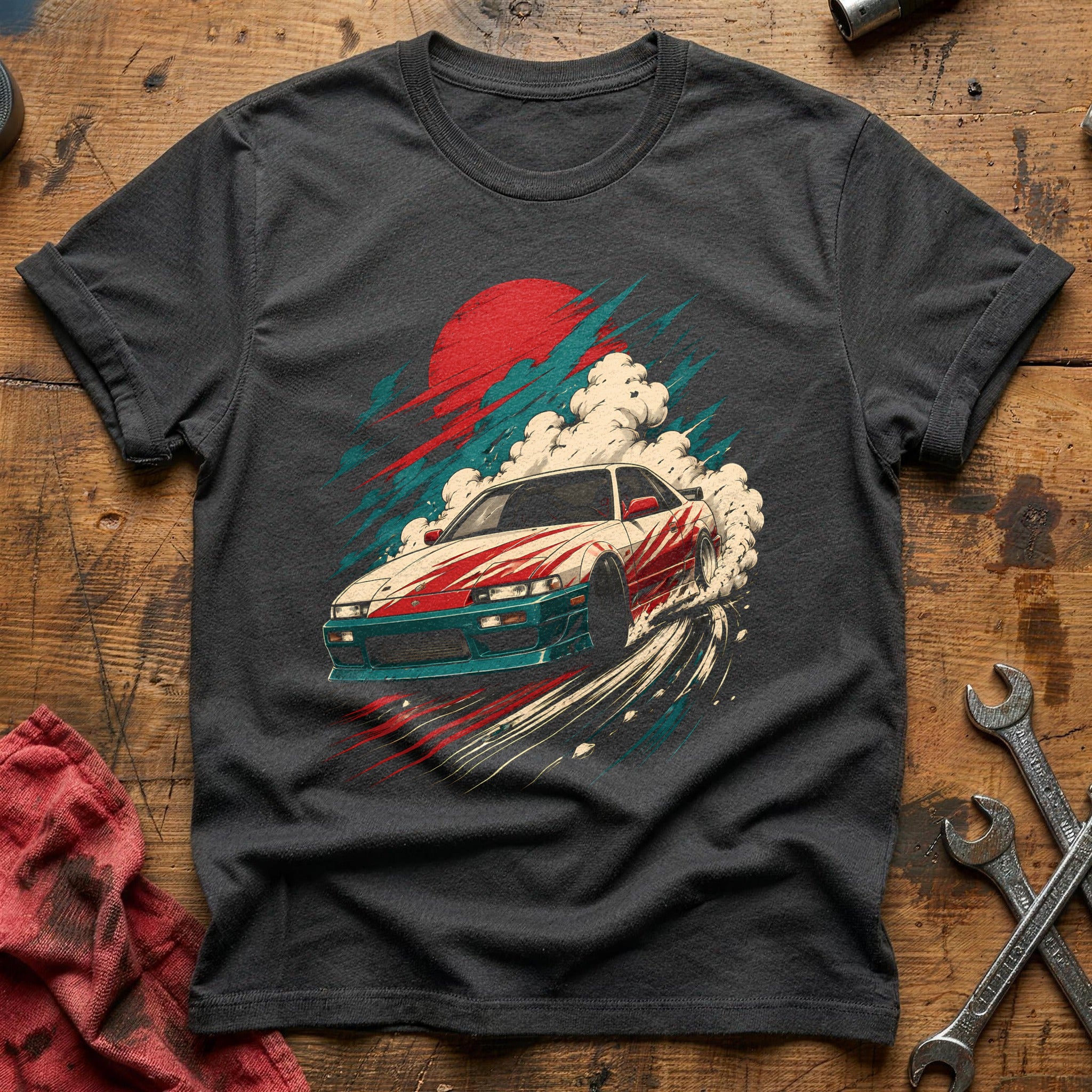 Anime Drift 25 T-Shirt - Charcoal