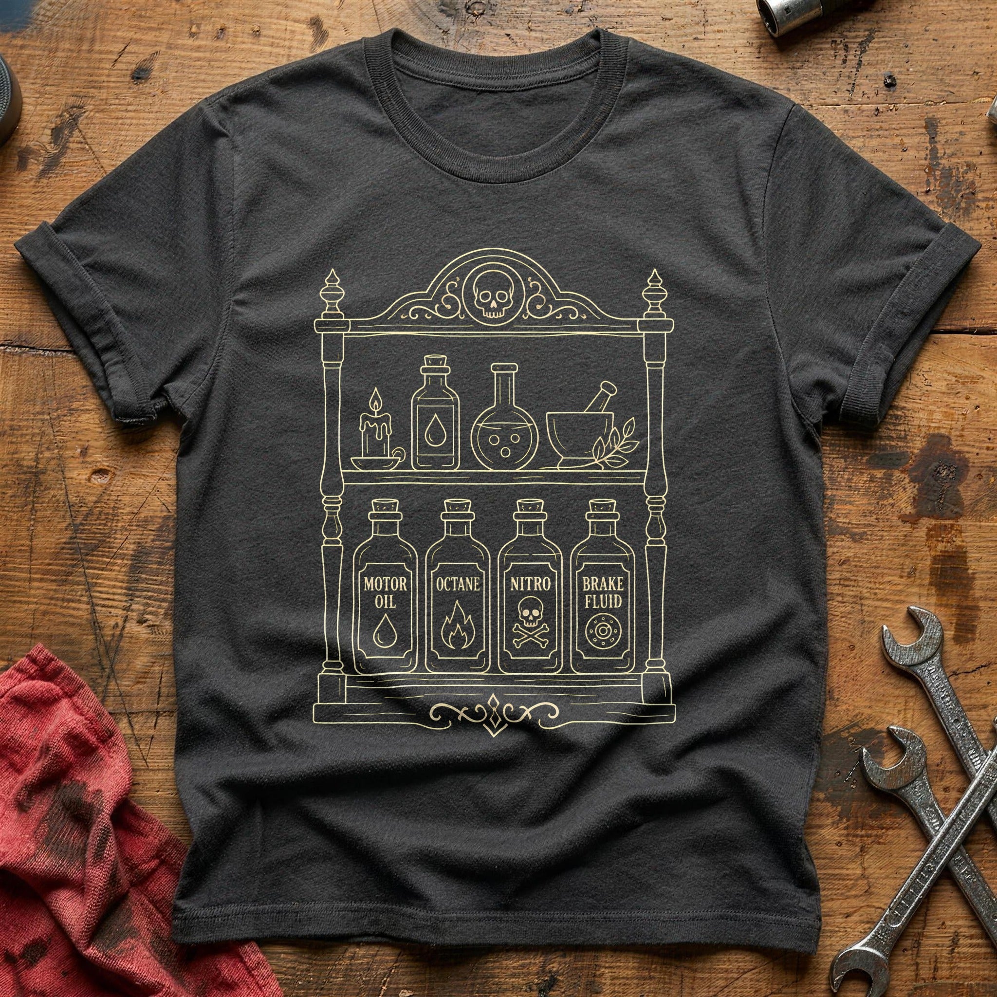 Apothecary Fluids 41 T-Shirt - Charcoal