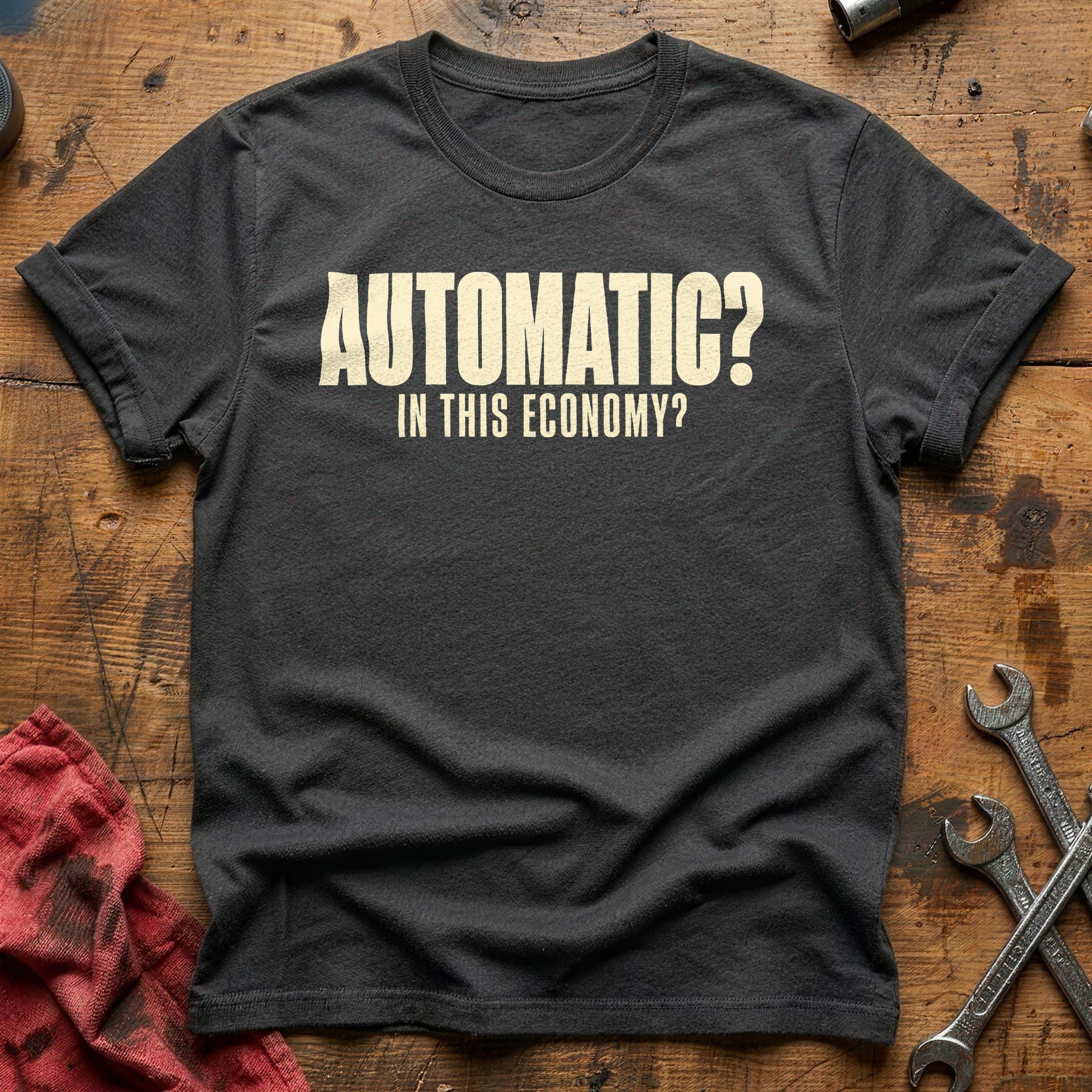 Automatic Question T-Shirt - Charcoal