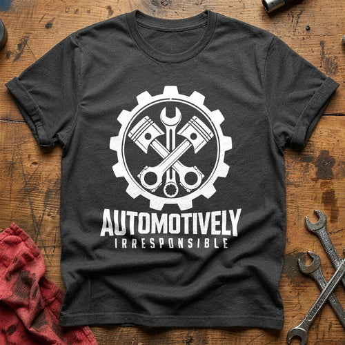 Automotively Irresponsible 96 T-Shirt - Charcoal