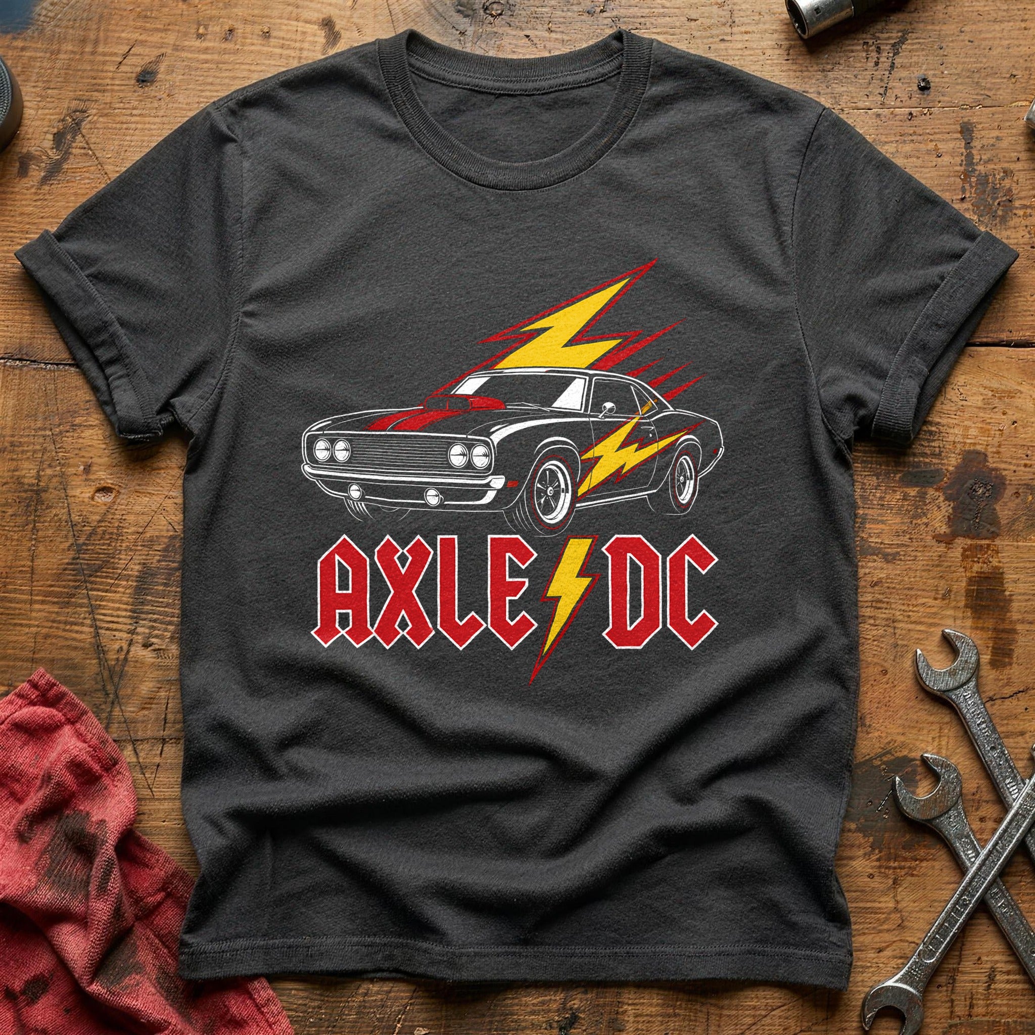 Axle & Volts T-Shirt - Charcoal