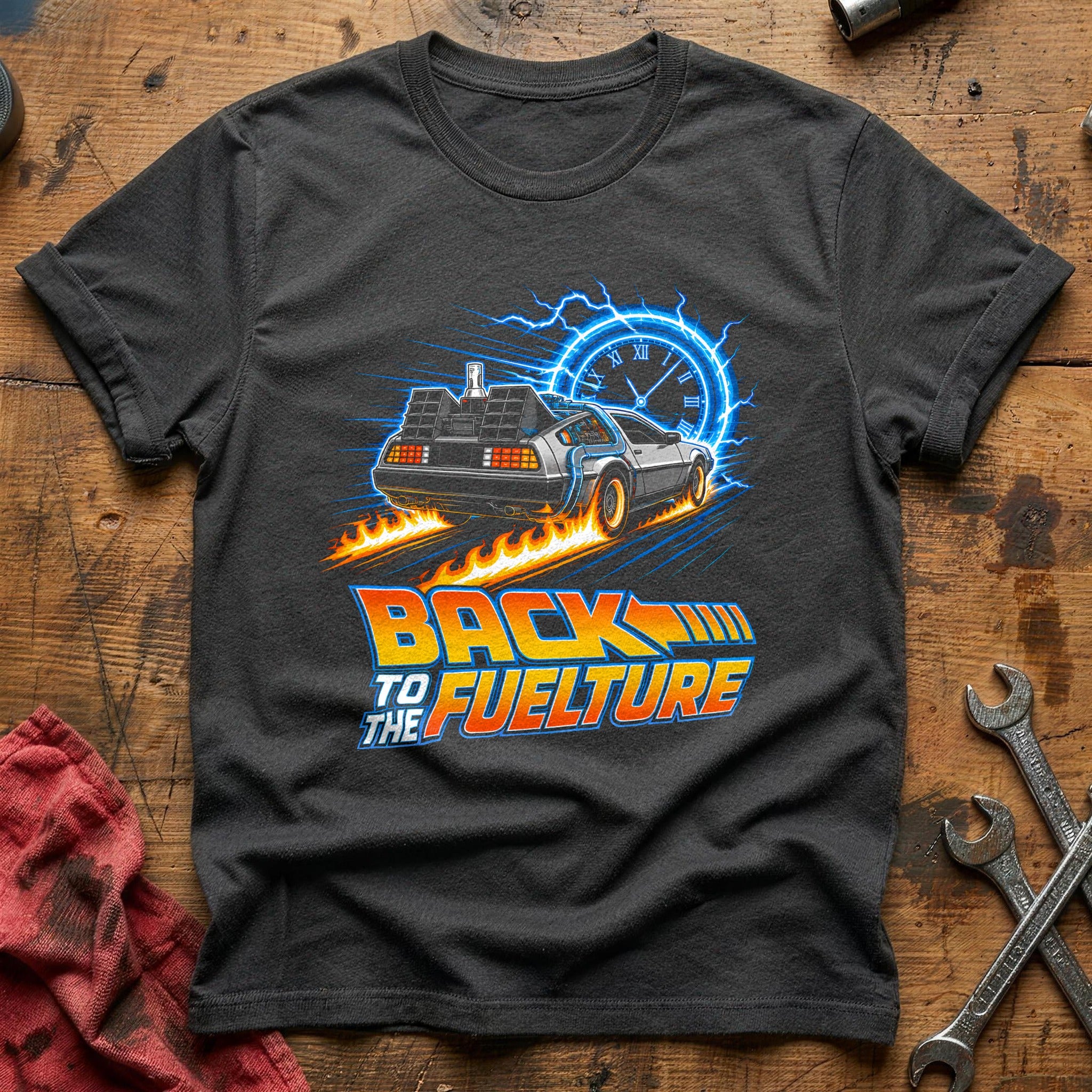 Back To The Fuelture 56 T-Shirt - Charcoal