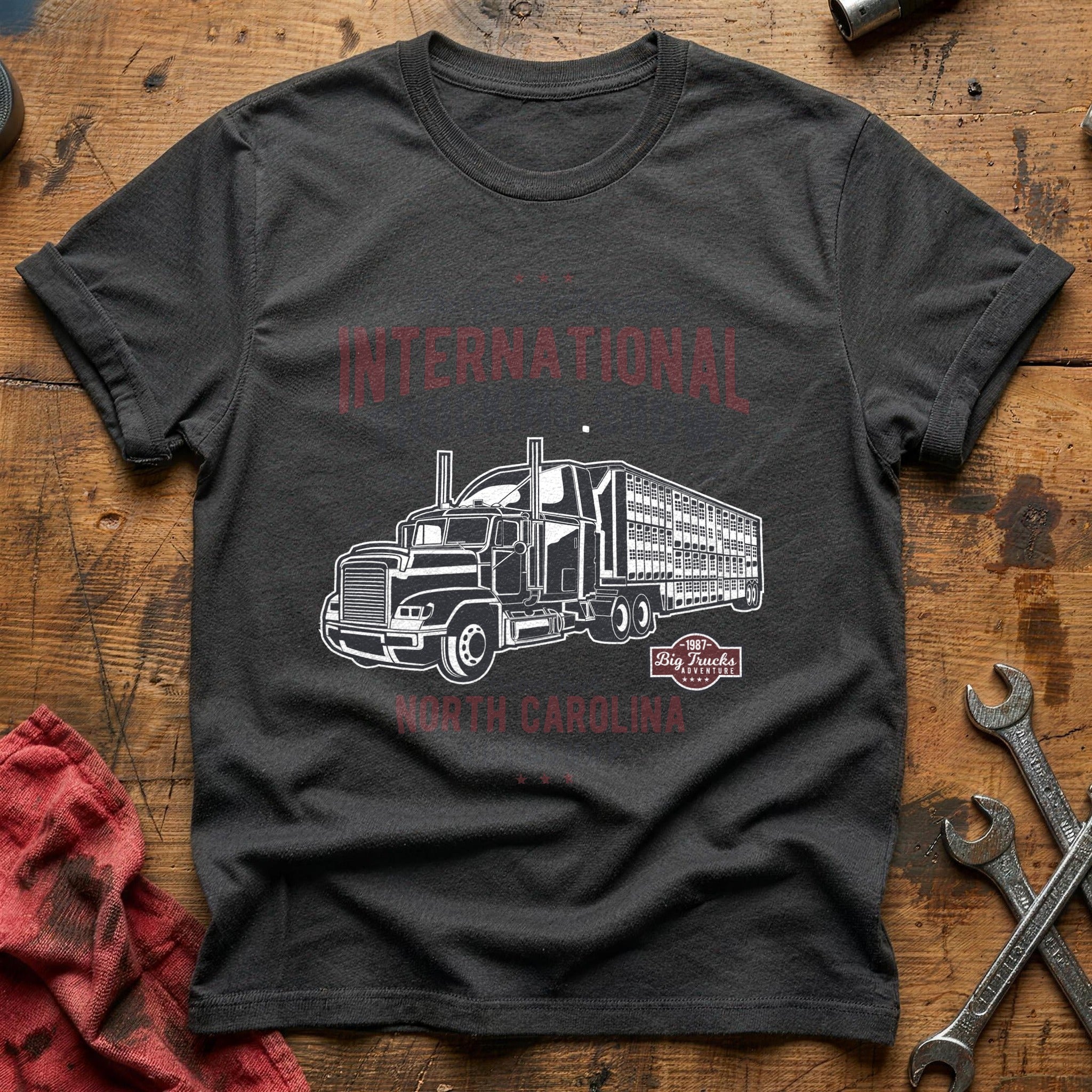 Big truck 1 T-Shirt - Charcoal