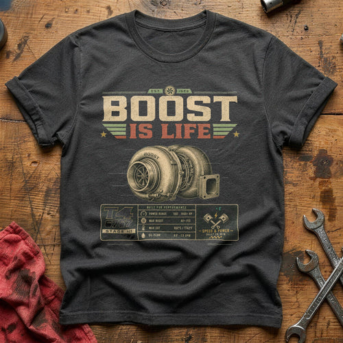 Boost Built Stage III T-Shirt - Charcoal