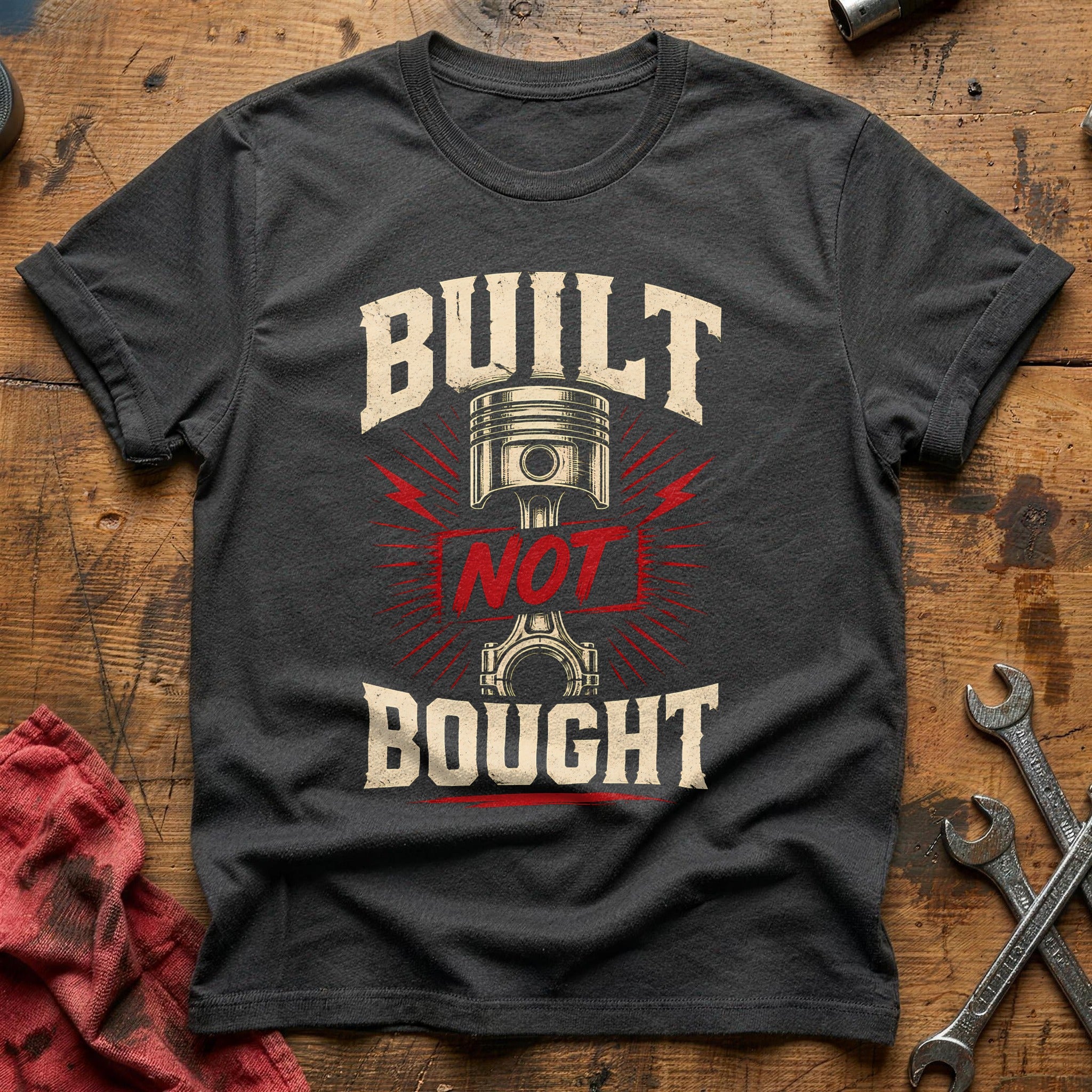Built Not Boosted T-Shirt - Charcoal