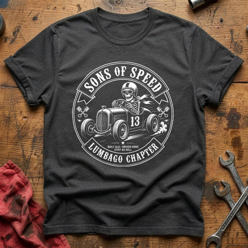 Built Old, Driven Hard T-Shirt - Charcoal