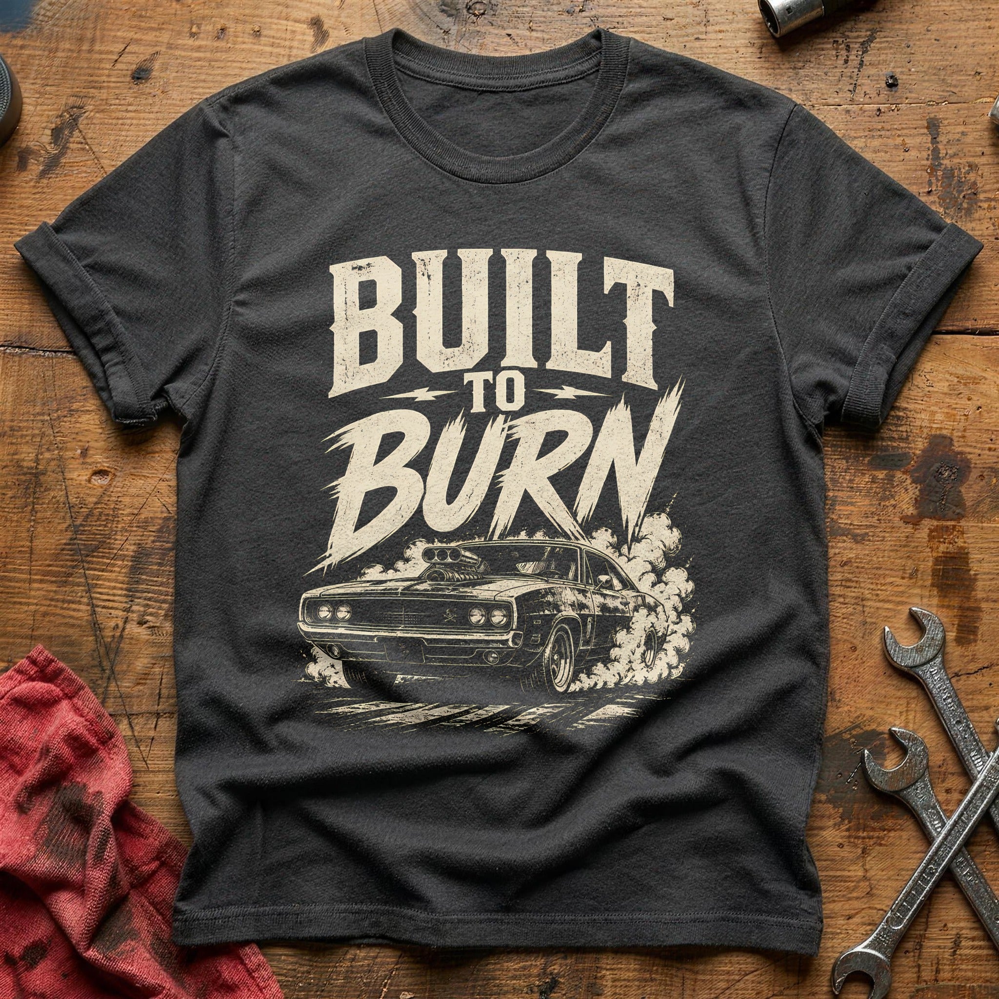 Built to Burn T-Shirt - Charcoal