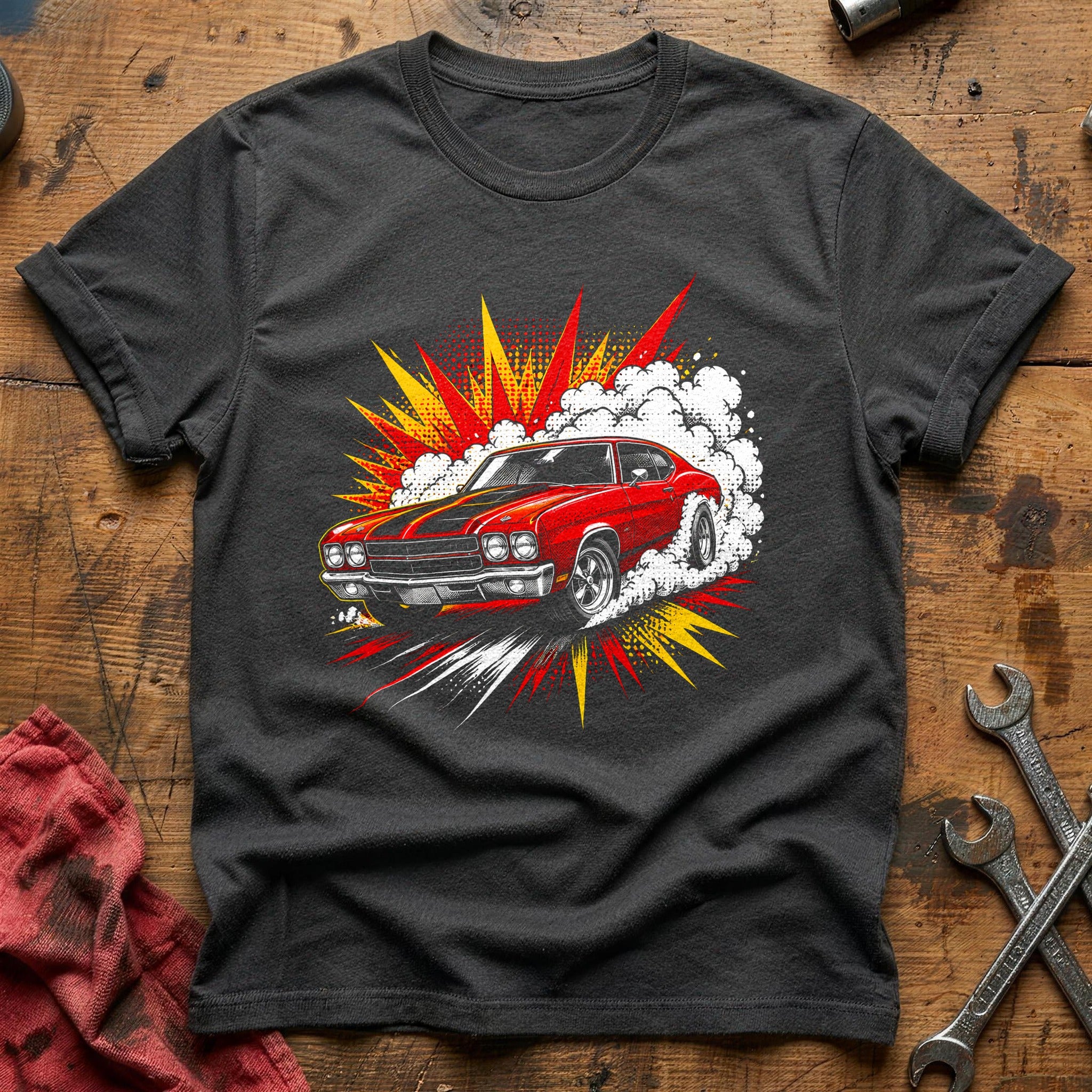 Burnout Blitz T-Shirt - Charcoal
