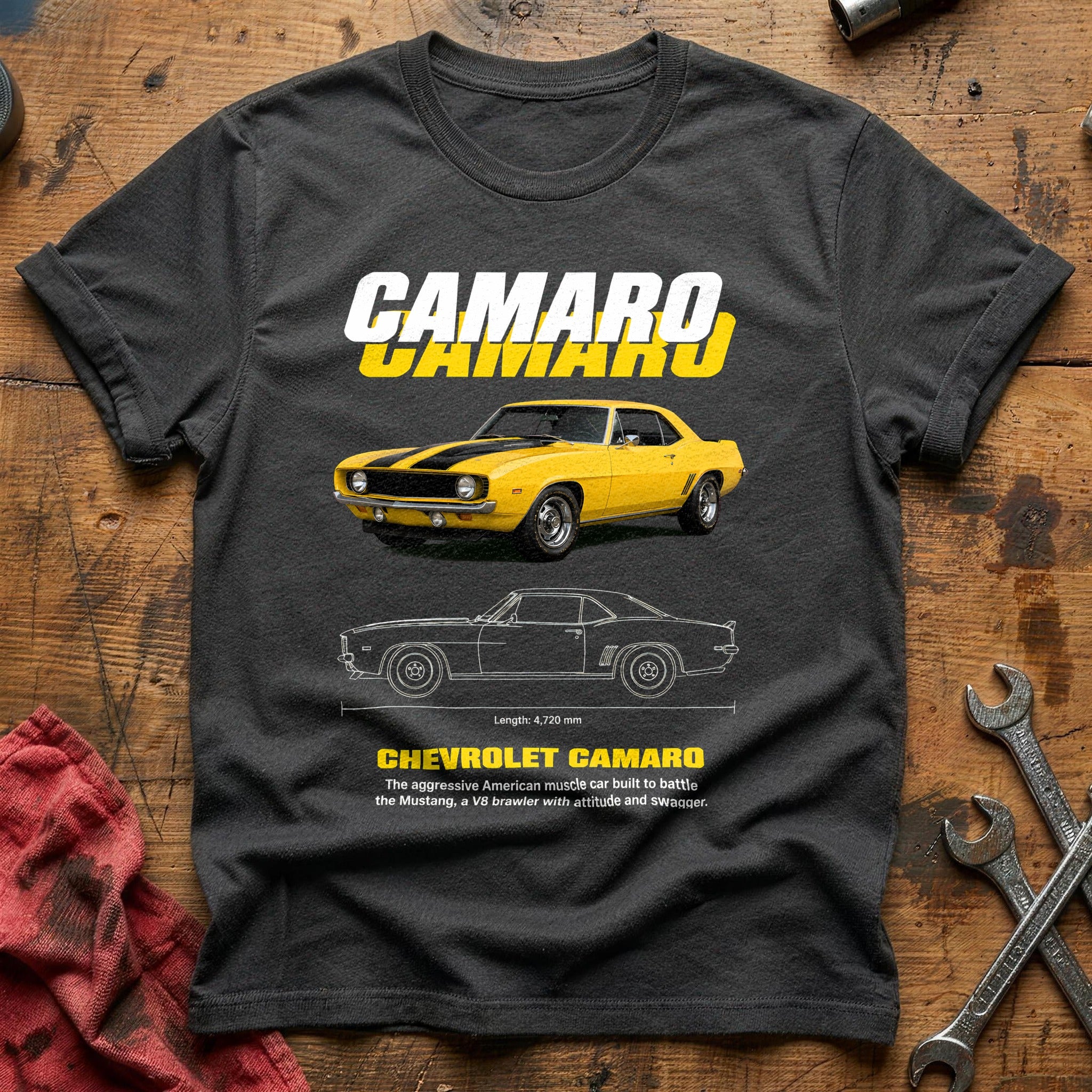 Camaro 35 T-Shirt - Charcoal