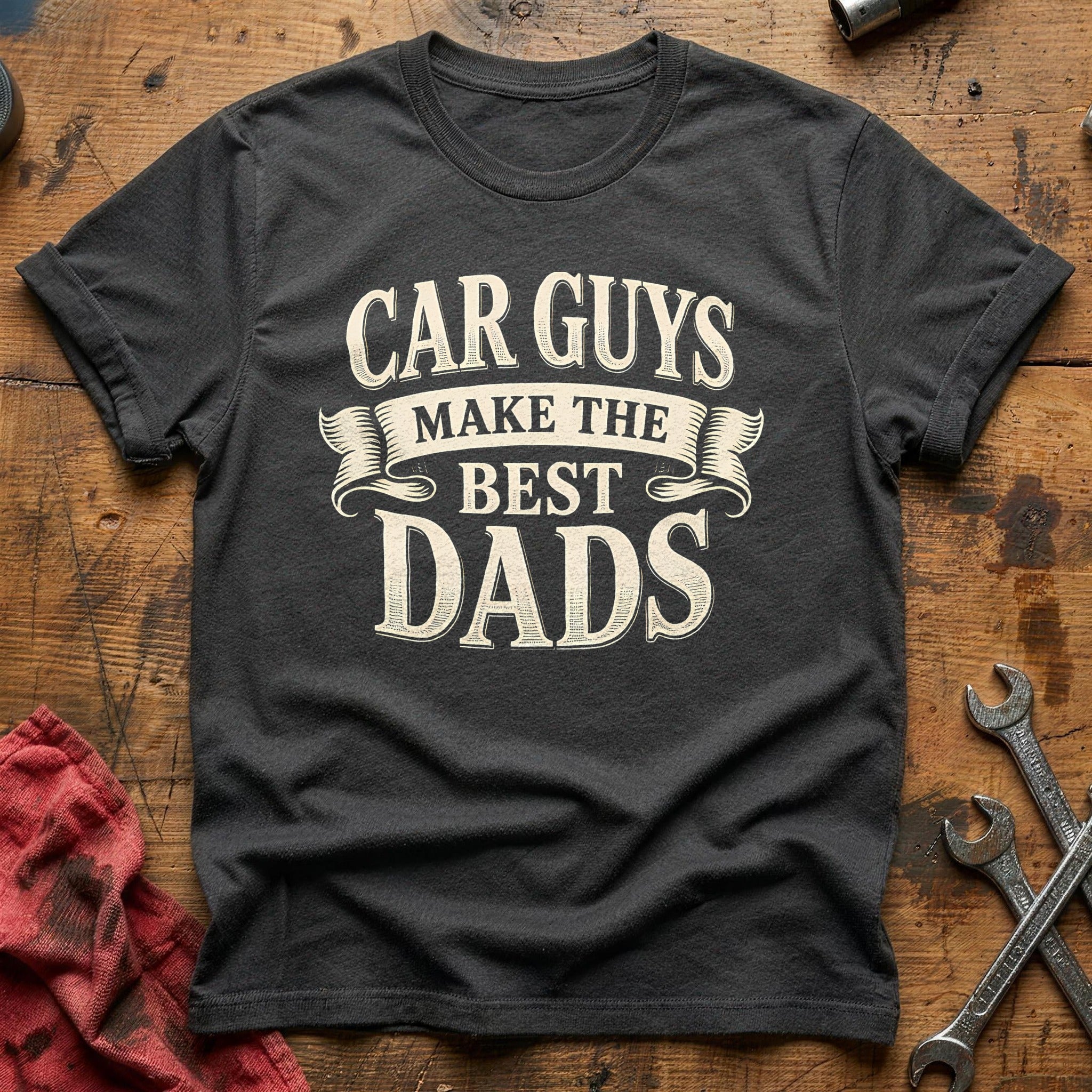 Car Guys Make The Best Dads 91 T-Shirt - Charcoal