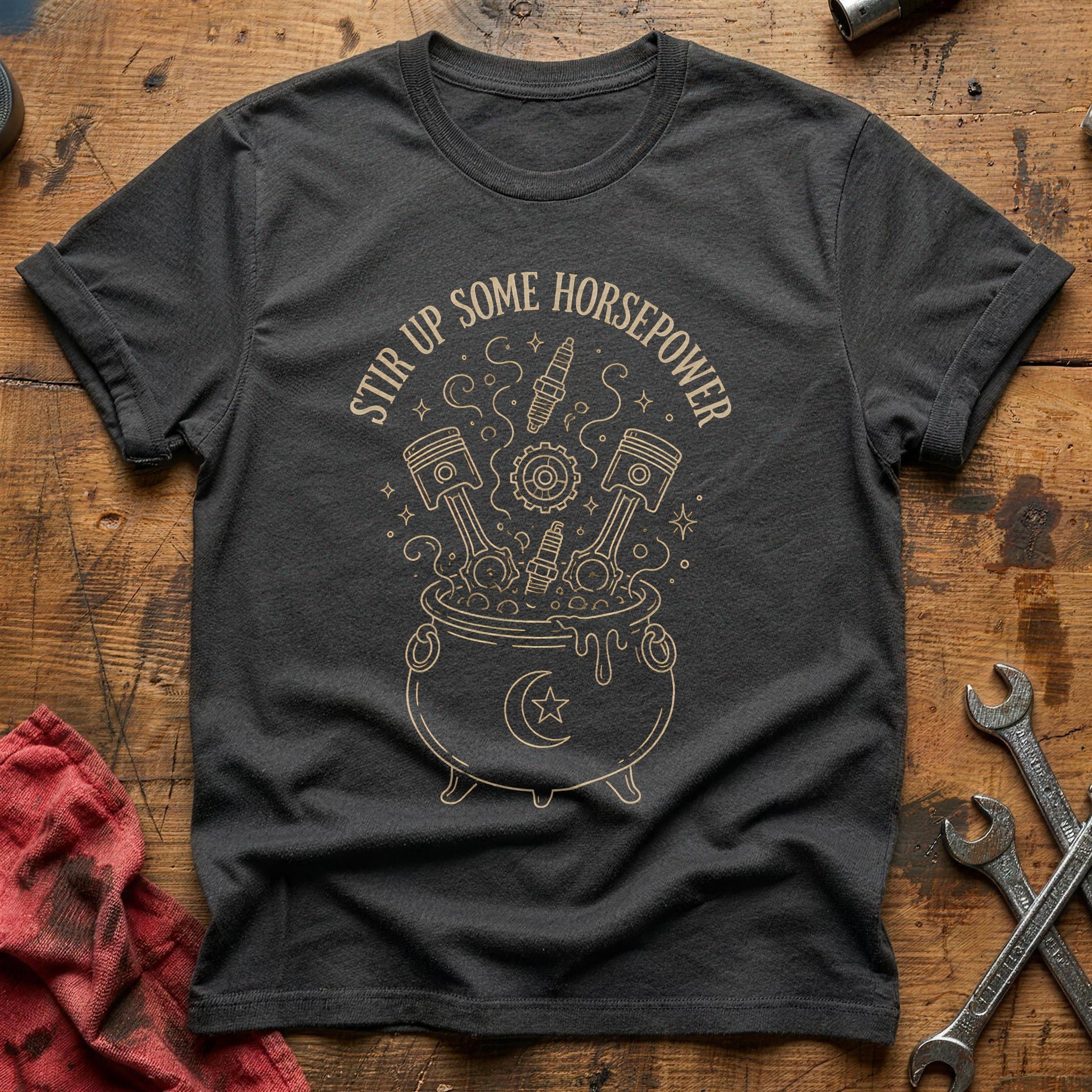 Cauldron Horsepower 85 T-Shirt - Charcoal