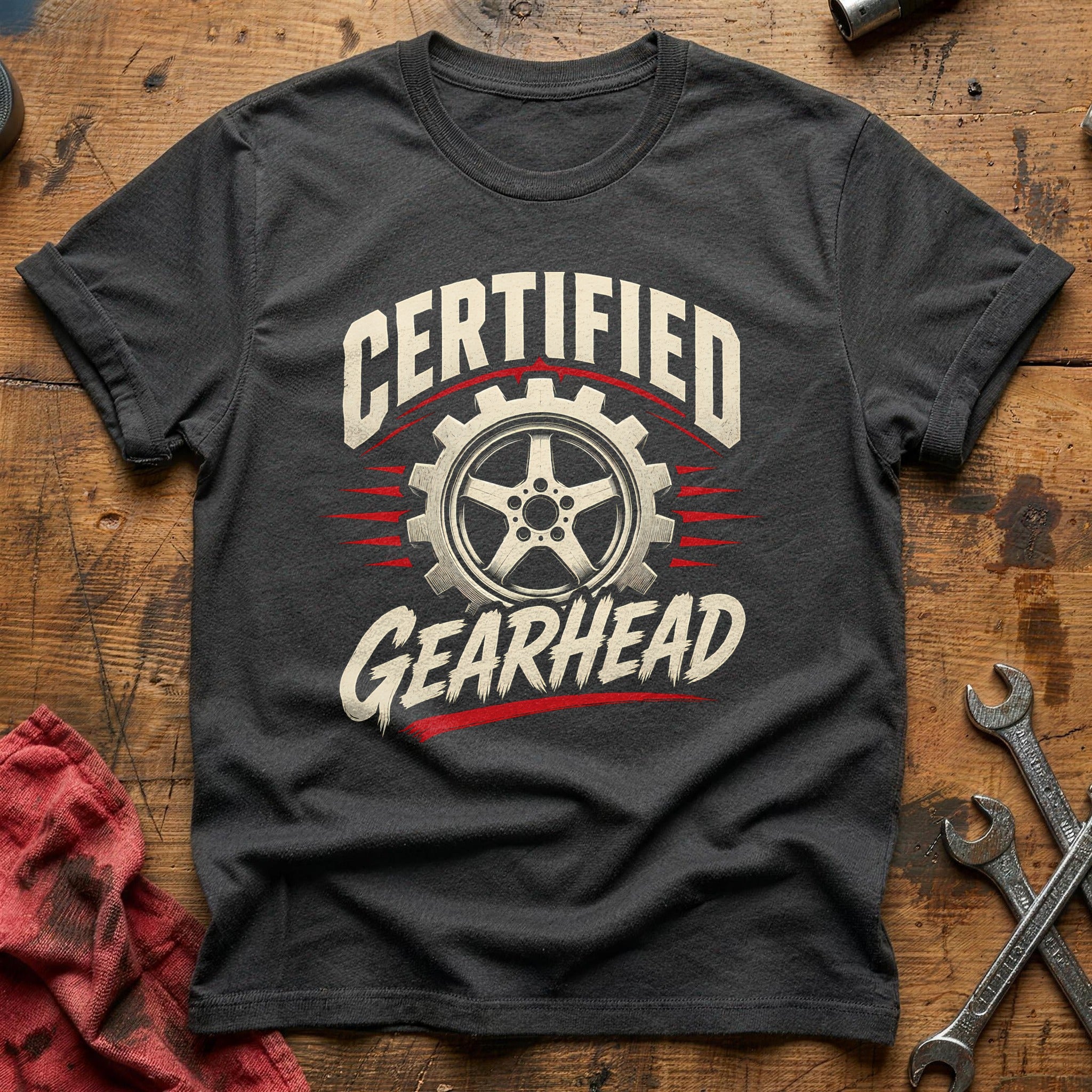 Certified Gearhead 80 T-Shirt - Charcoal