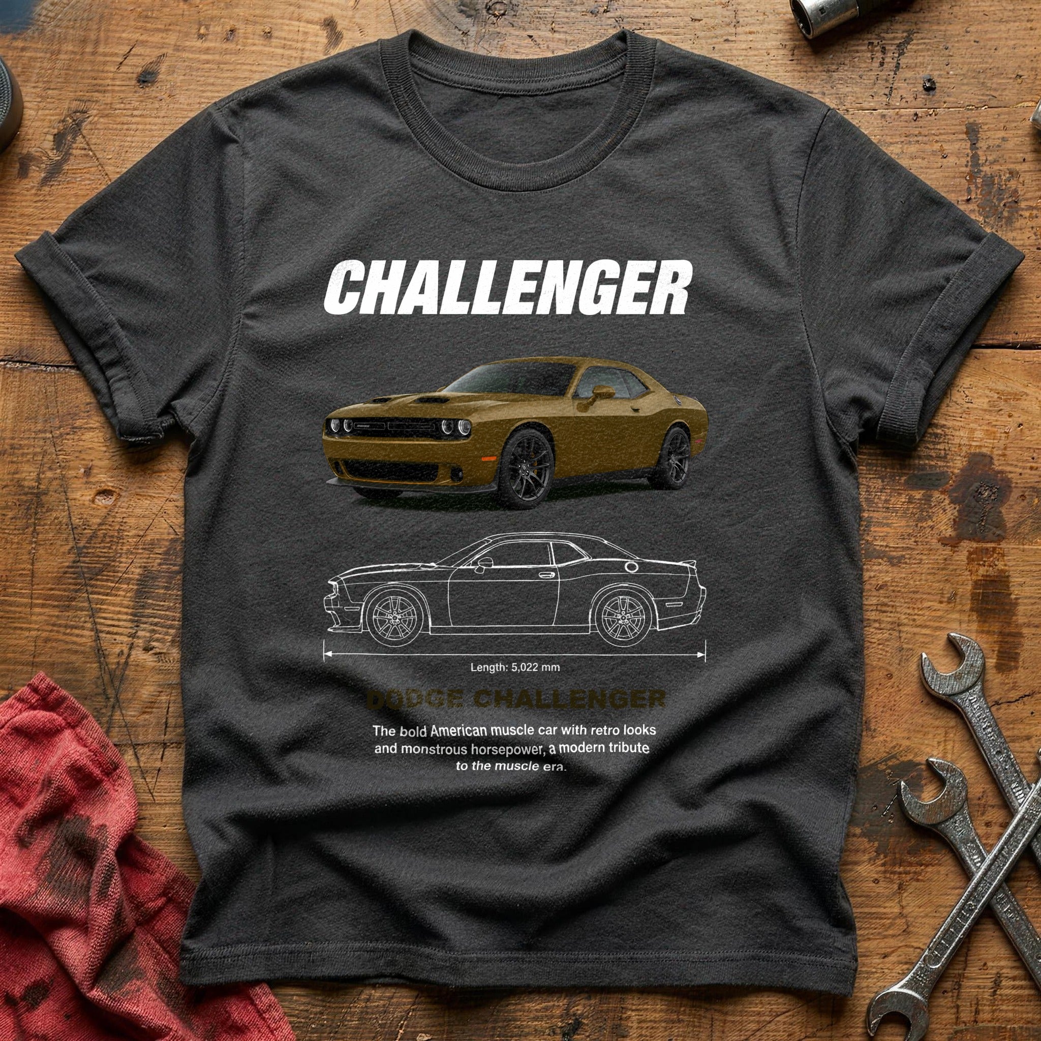 Challenger 65 T-Shirt - Charcoal