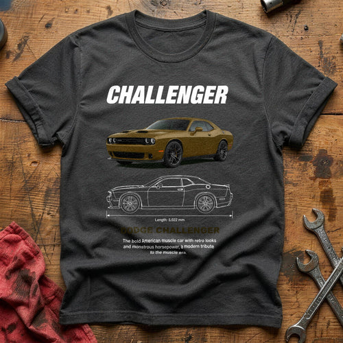 Challenger 65 T-Shirt - Charcoal