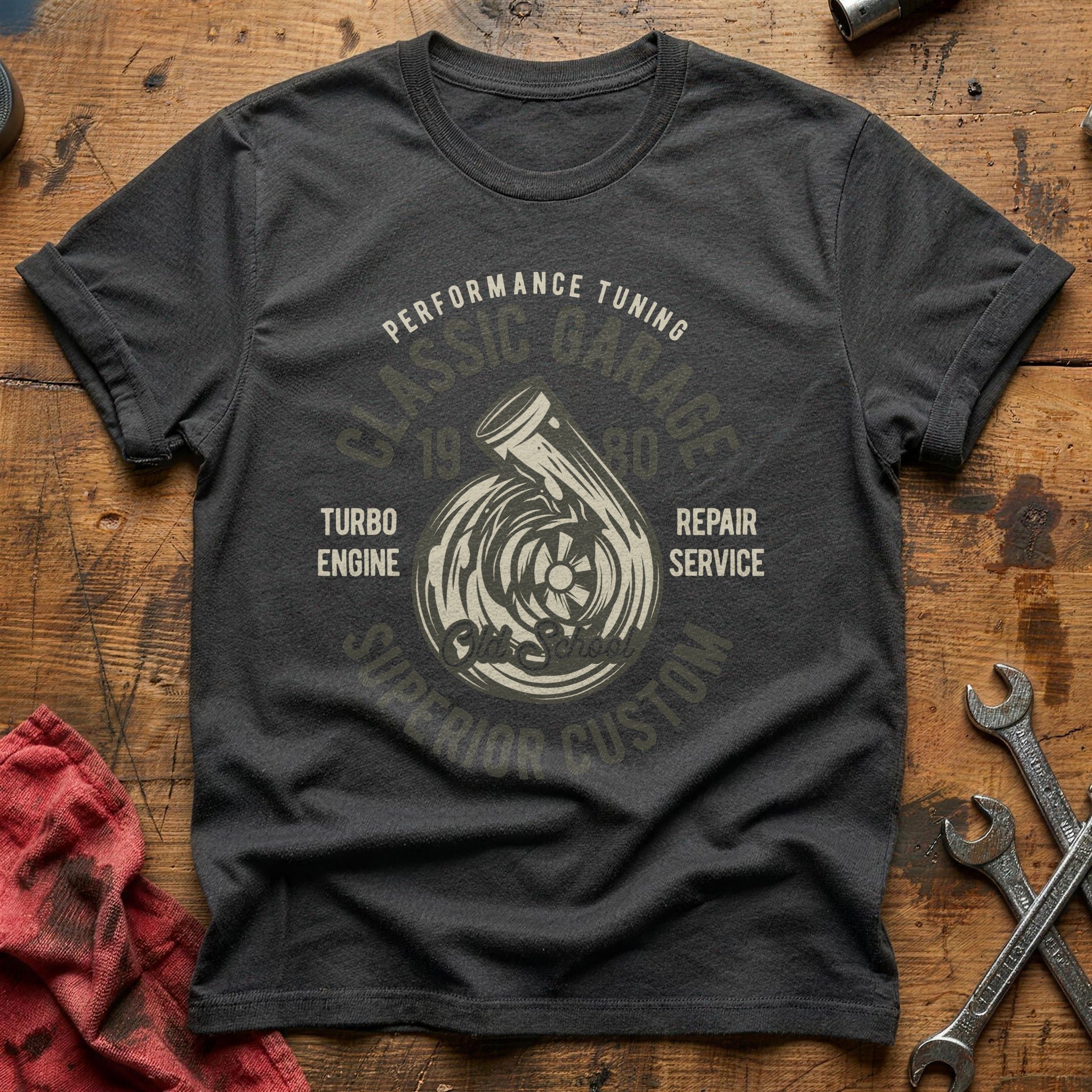 Classic garage 1980 T-Shirt - Charcoal