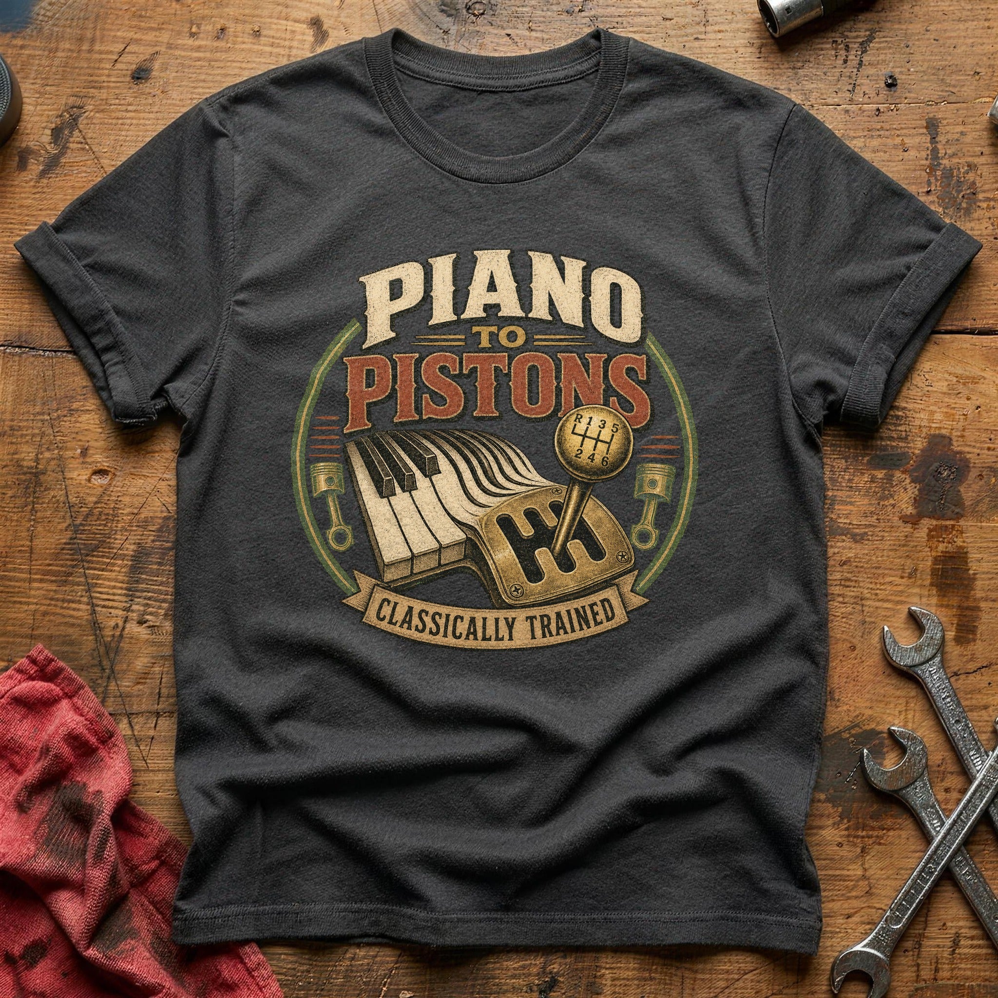 Classically Trained T-Shirt - Charcoal