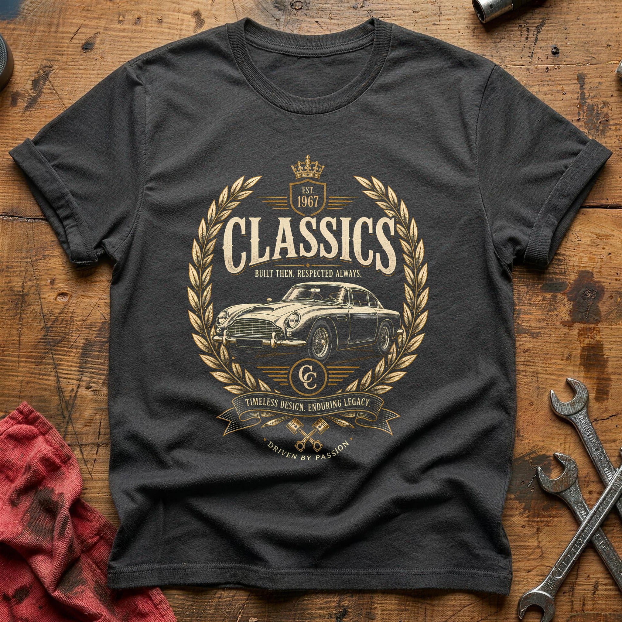 Classics Heritage 69 T-Shirt - Charcoal