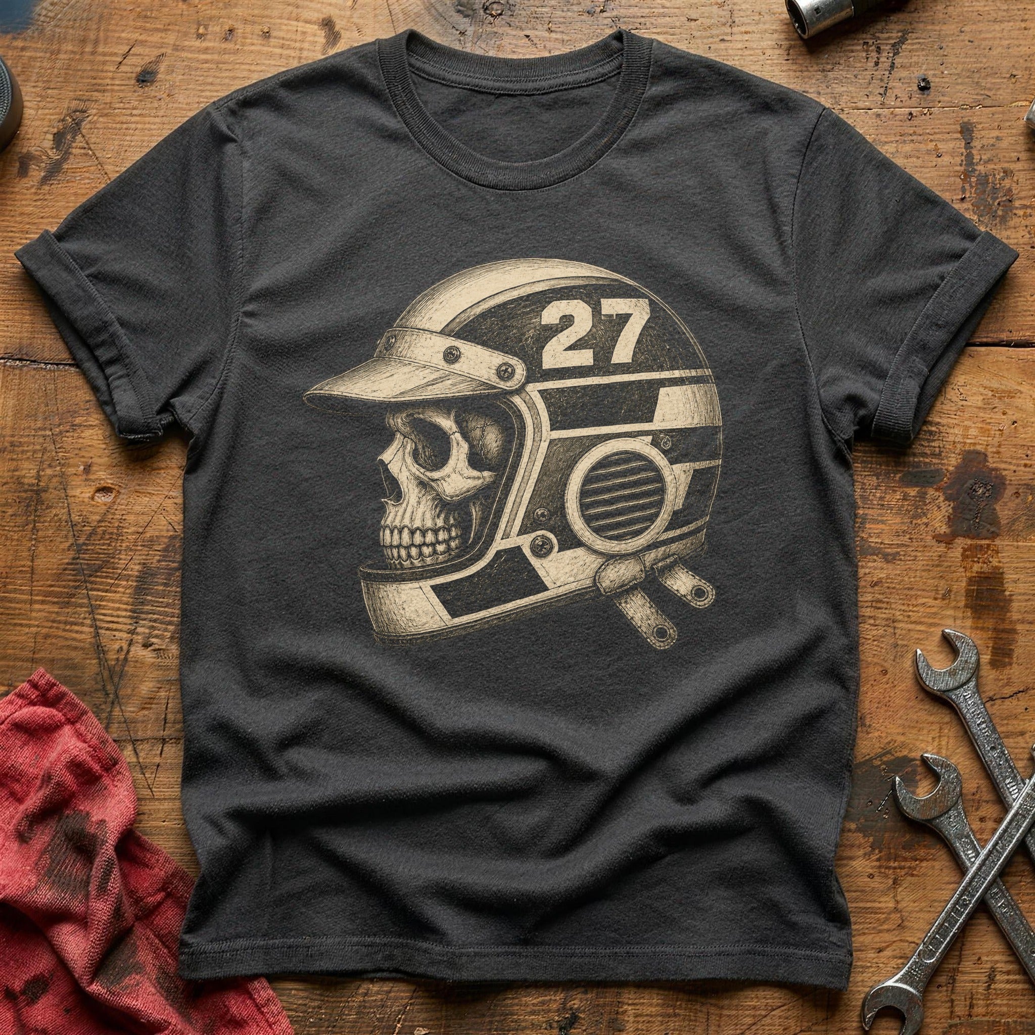 Cockpit Bones T-Shirt - Charcoal