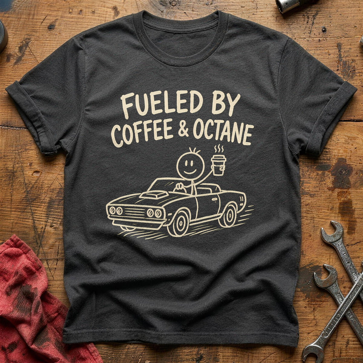 Coffee Octane 88 T-Shirt - Charcoal