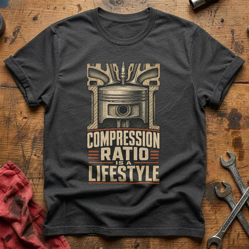 Compression Lifestyle T-Shirt - Charcoal
