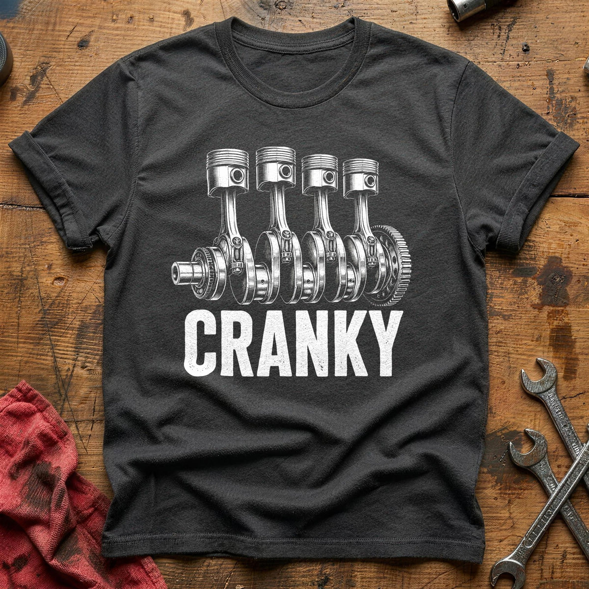 Cranky 56 T-Shirt - Charcoal
