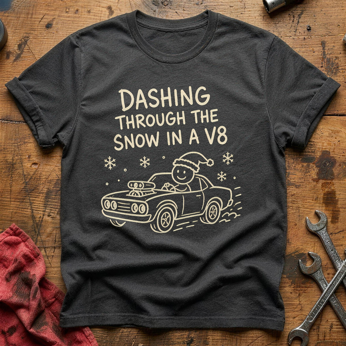 Dashing V8 18 T-Shirt - Charcoal