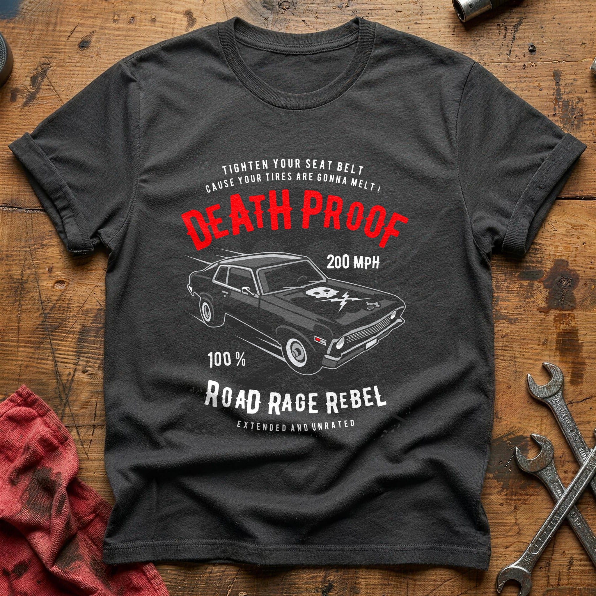 Death proof road rage T-Shirt - Charcoal