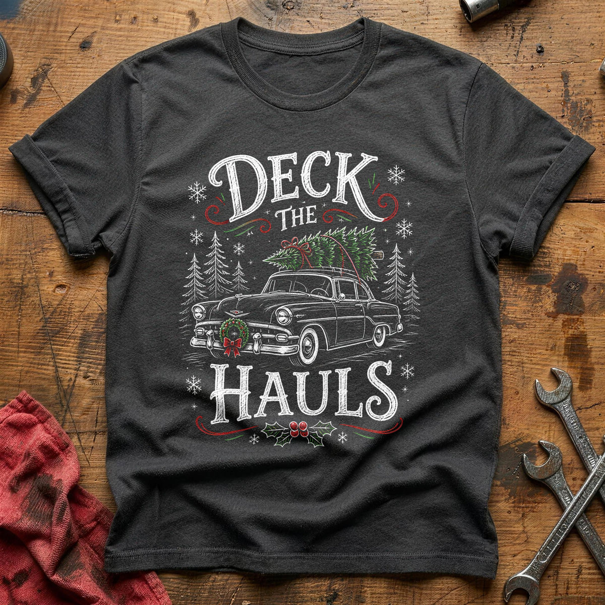 Deck The Hauls 40 T-Shirt - Charcoal