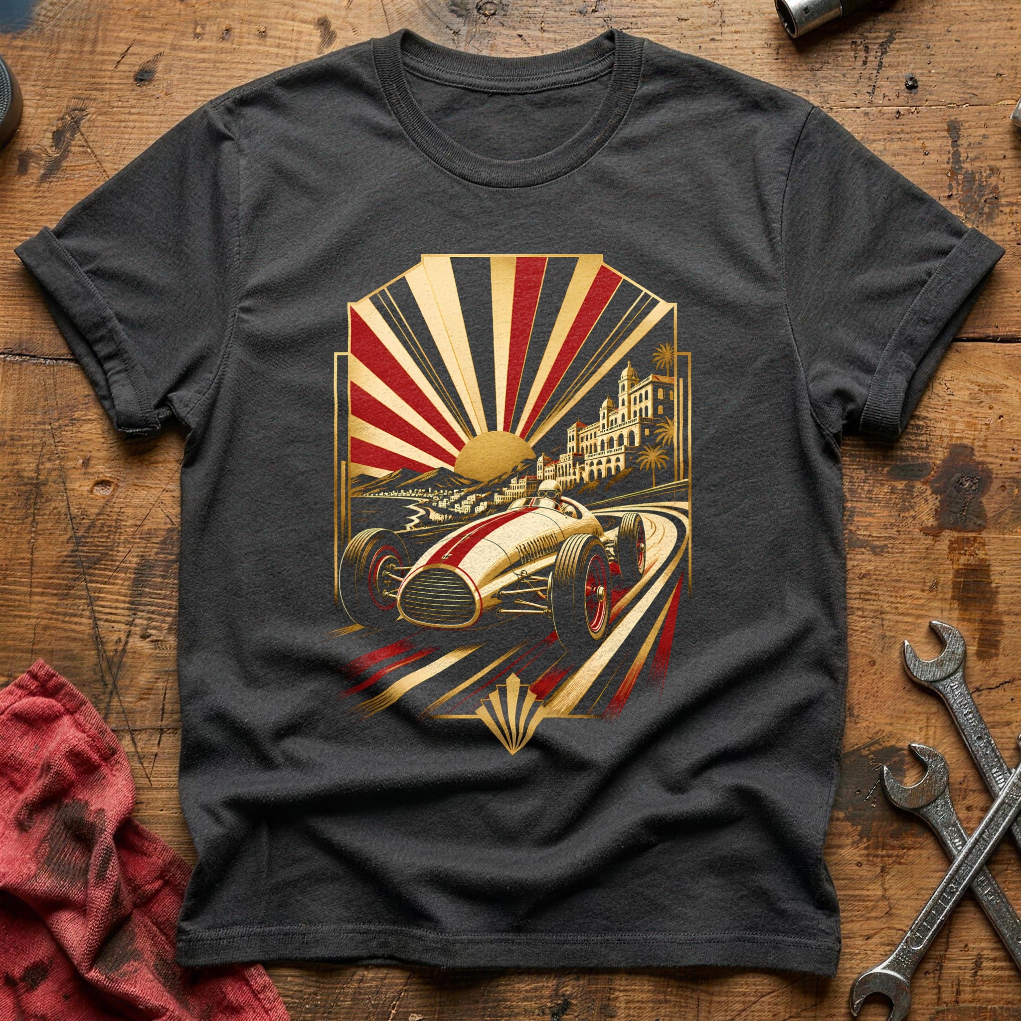 Deco Racer 90 T-Shirt - Charcoal