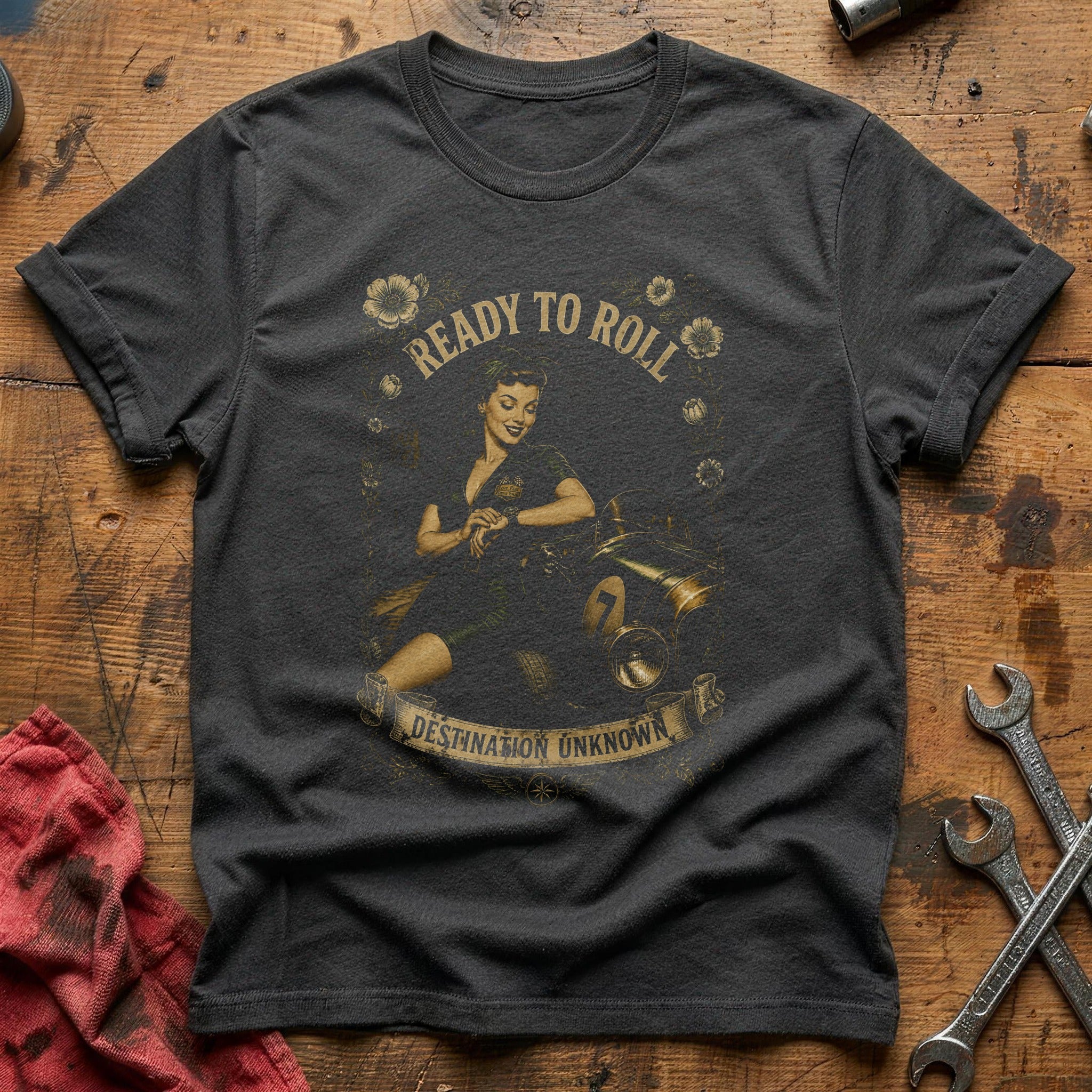 Destination Unknown T-Shirt - Charcoal