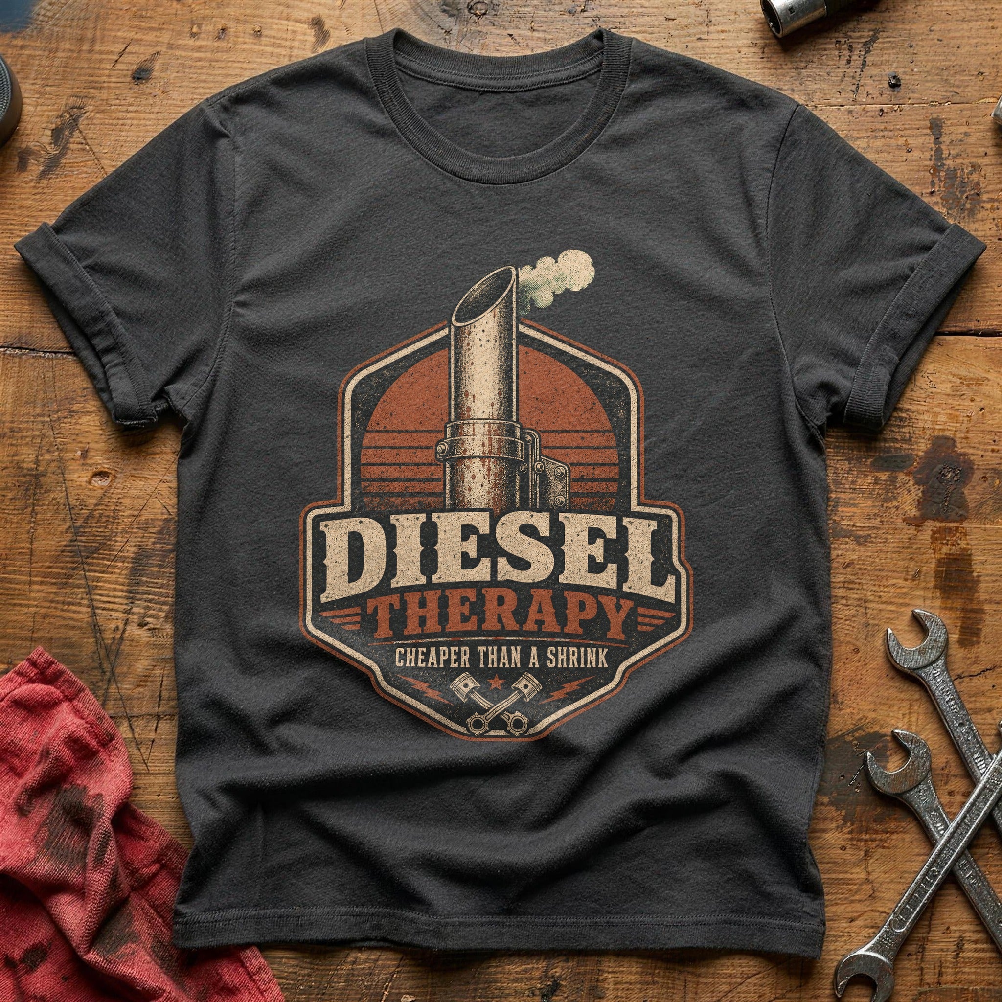 Diesel Therapy T-Shirt - Charcoal