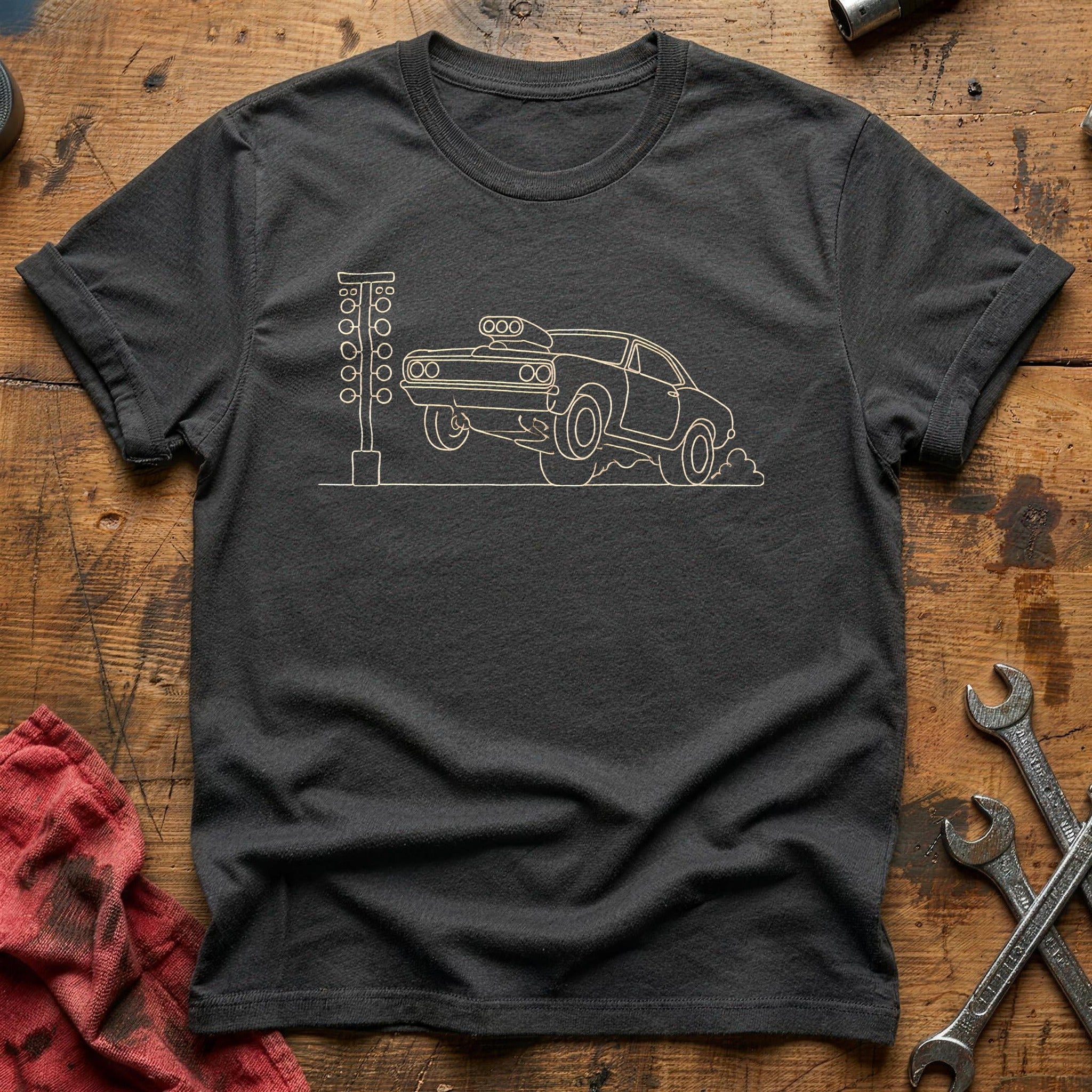 Dragcar Launch 34 T-Shirt - Charcoal