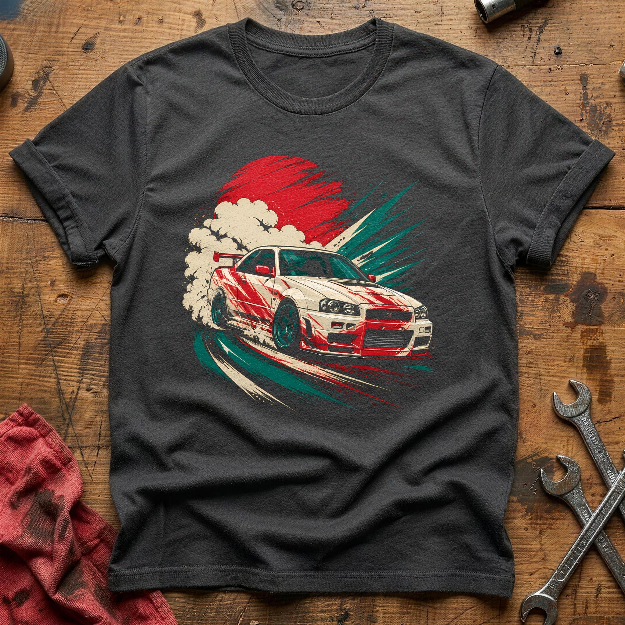 Drift Smoke & Glory T-Shirt - Charcoal