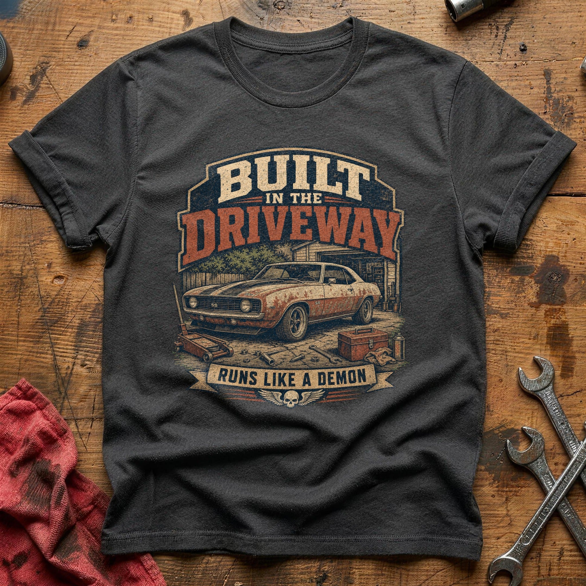 Driveway Demon T-Shirt - Charcoal