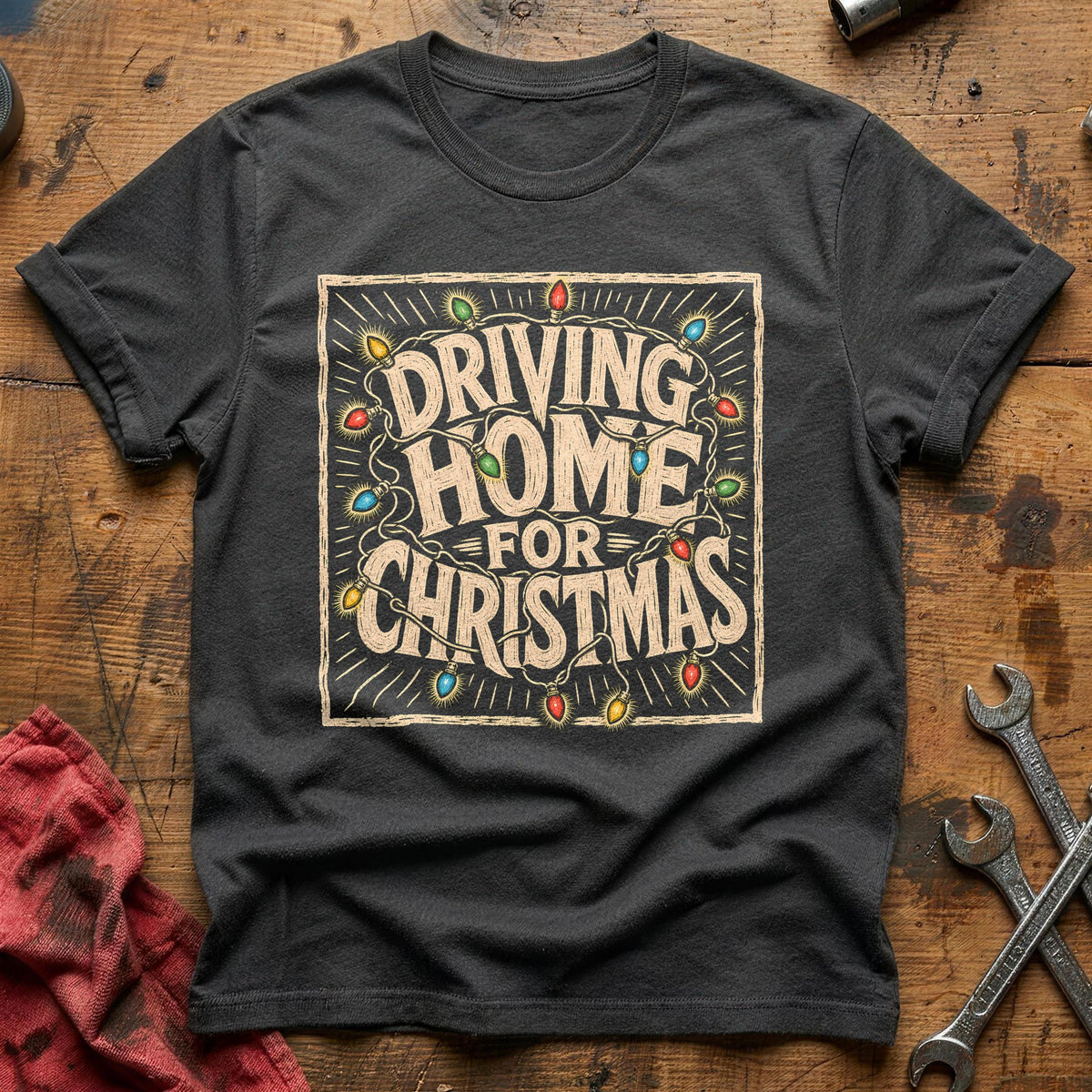 Driving Home For Christmas 11 T-Shirt - Charcoal