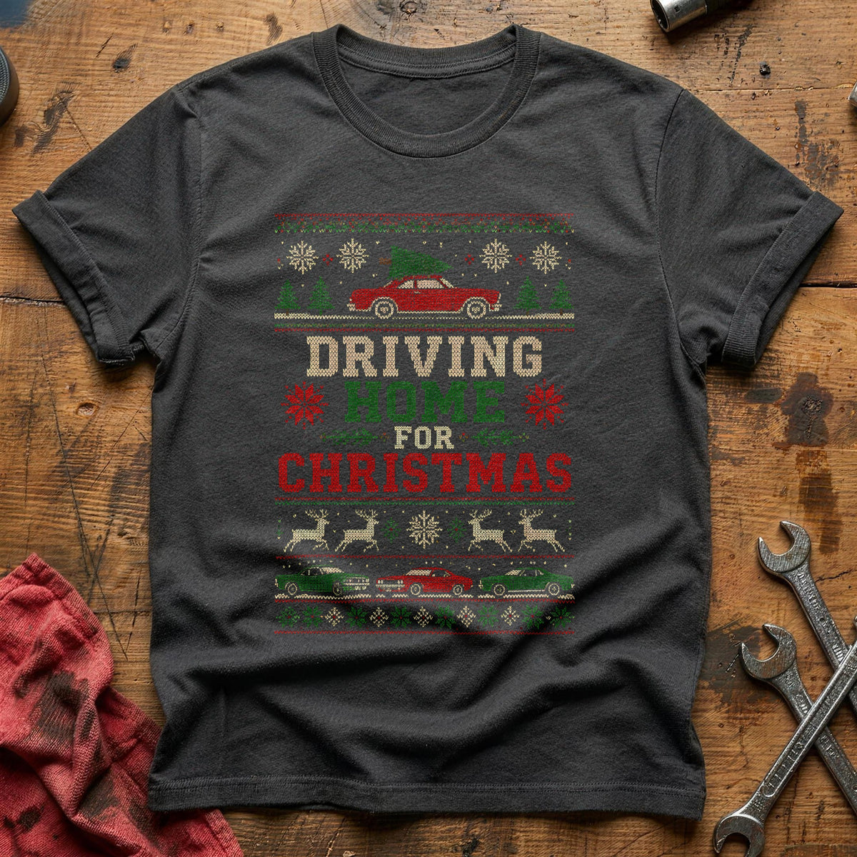 Driving Home Sweater 59 T-Shirt - Charcoal