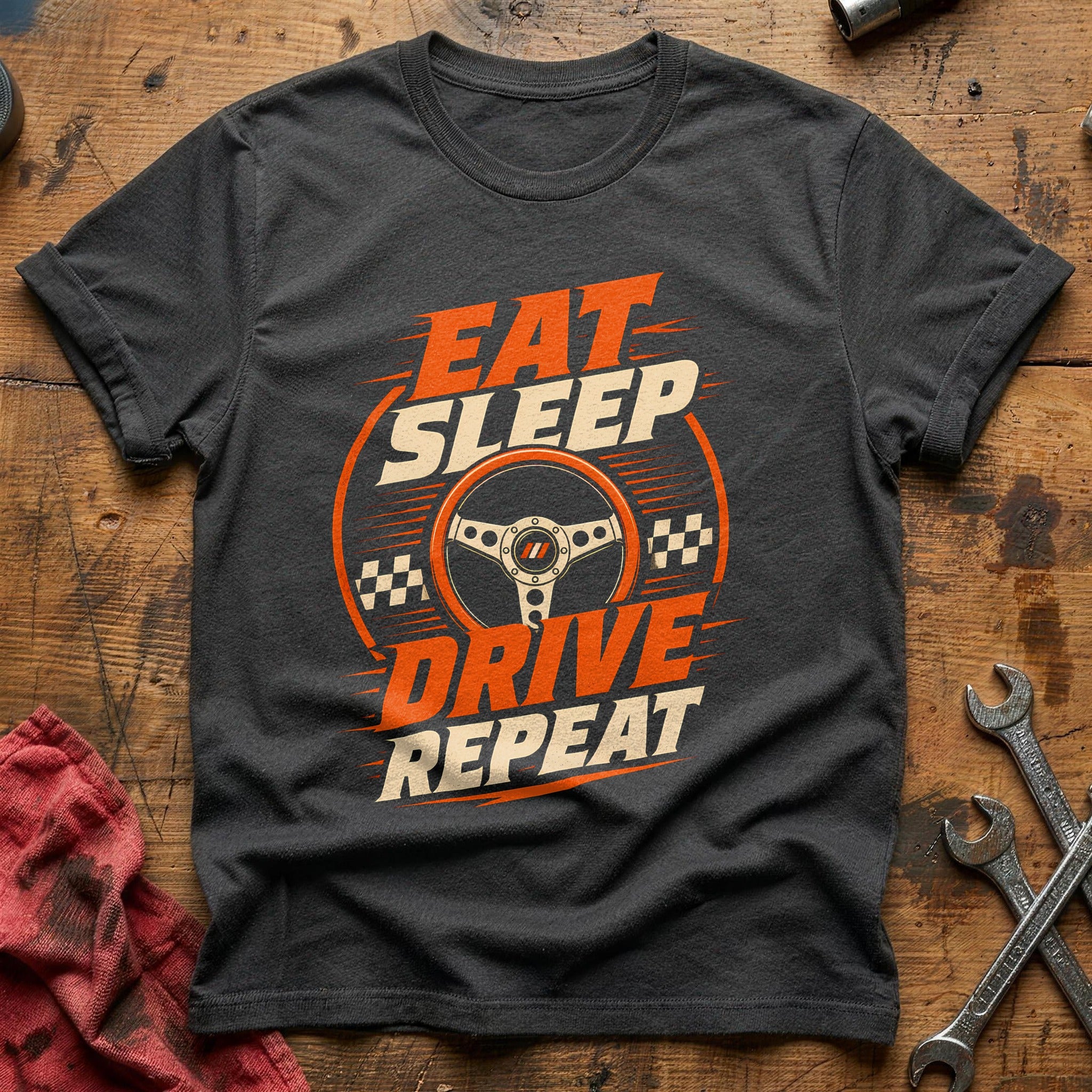 Eat Sleep Drive 85 T-Shirt - Charcoal