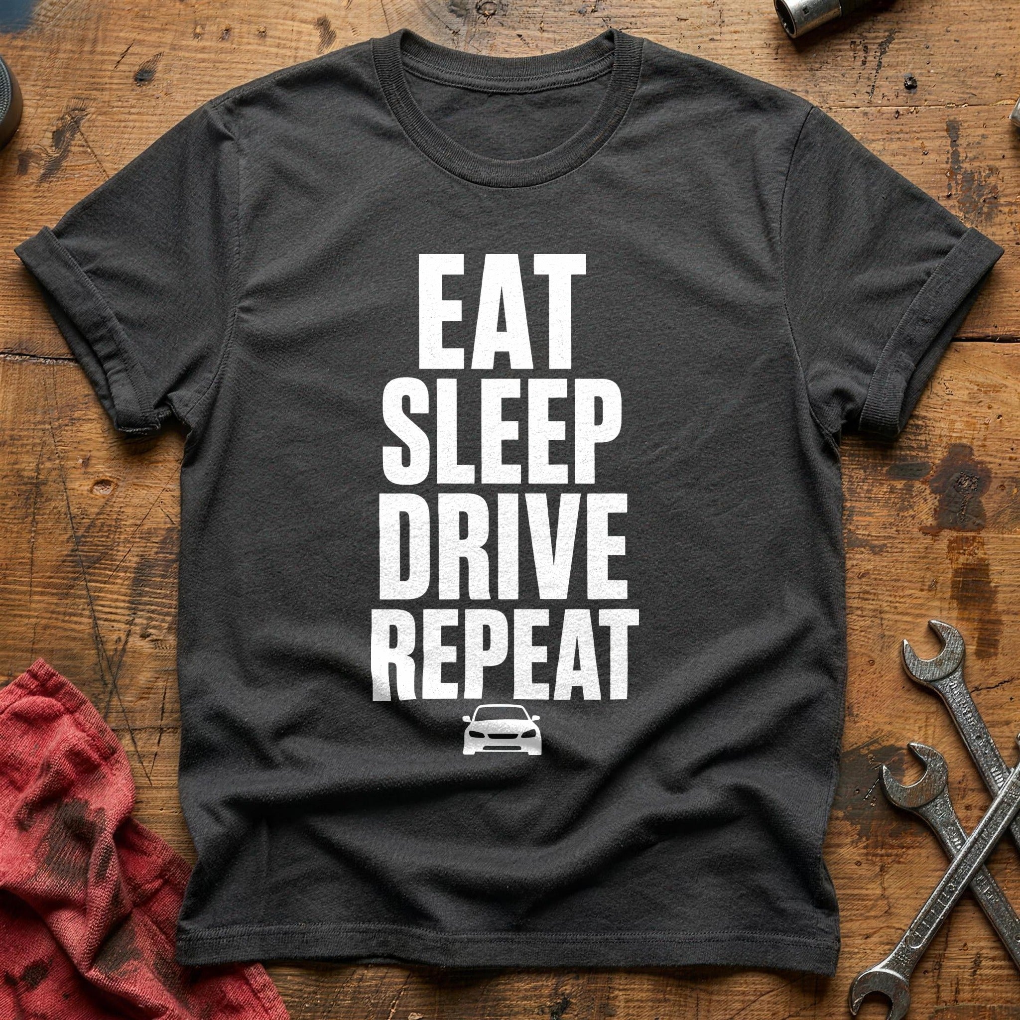 Eat Sleep Drive 94 T-Shirt - Charcoal