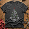 Engines Pistons Tree 63 T-Shirt - Charcoal