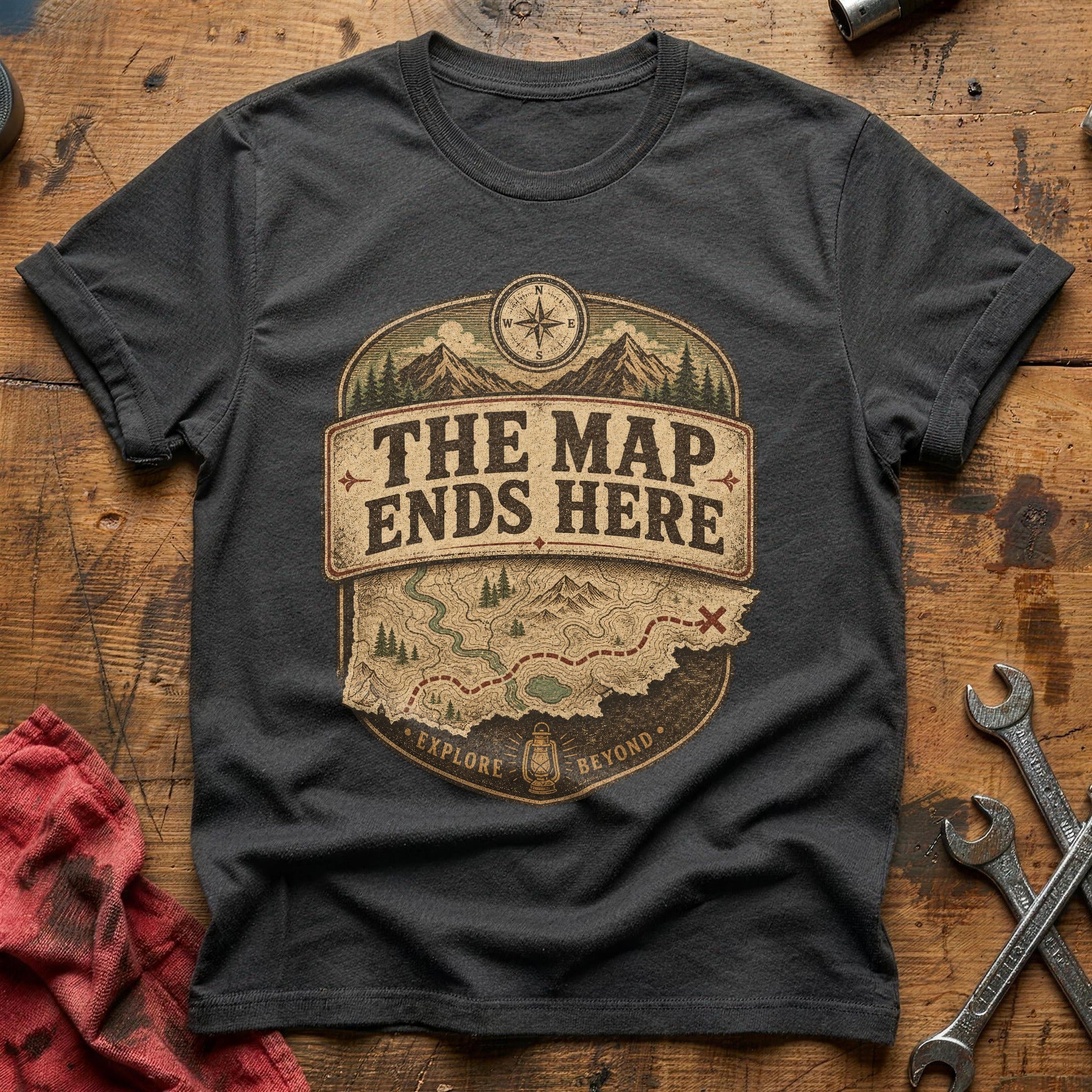 Explore Beyond T-Shirt - Charcoal