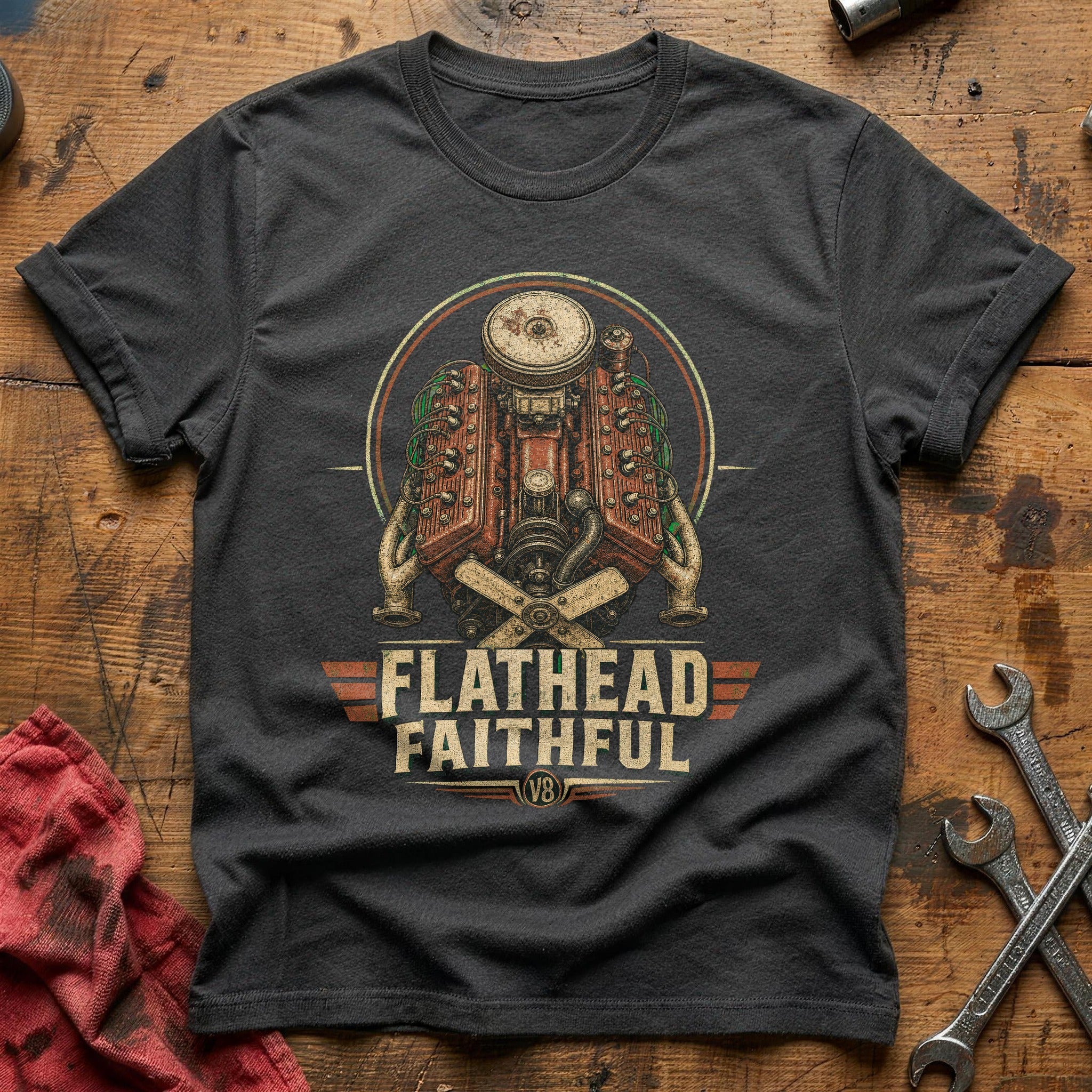 Flathead Faithful T-Shirt - Charcoal