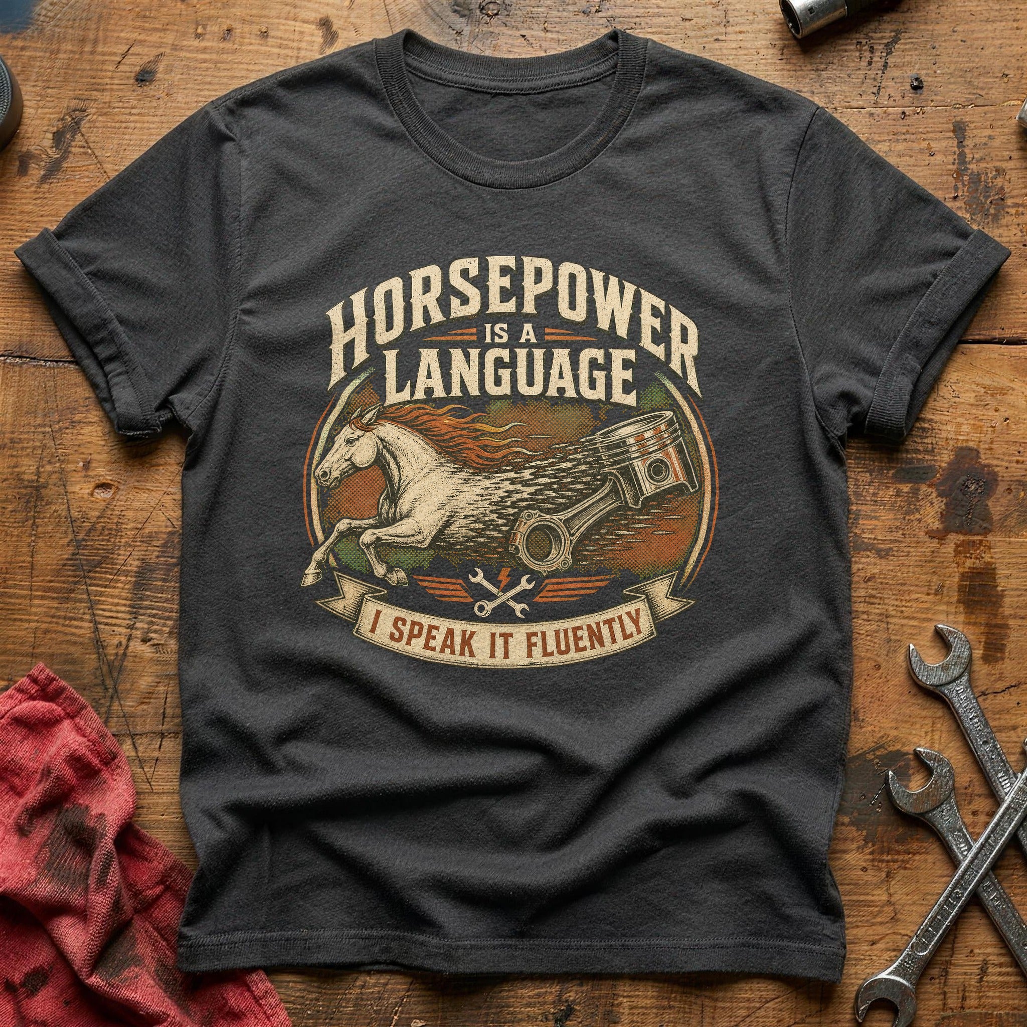 Fluent Speaker T-Shirt - Charcoal