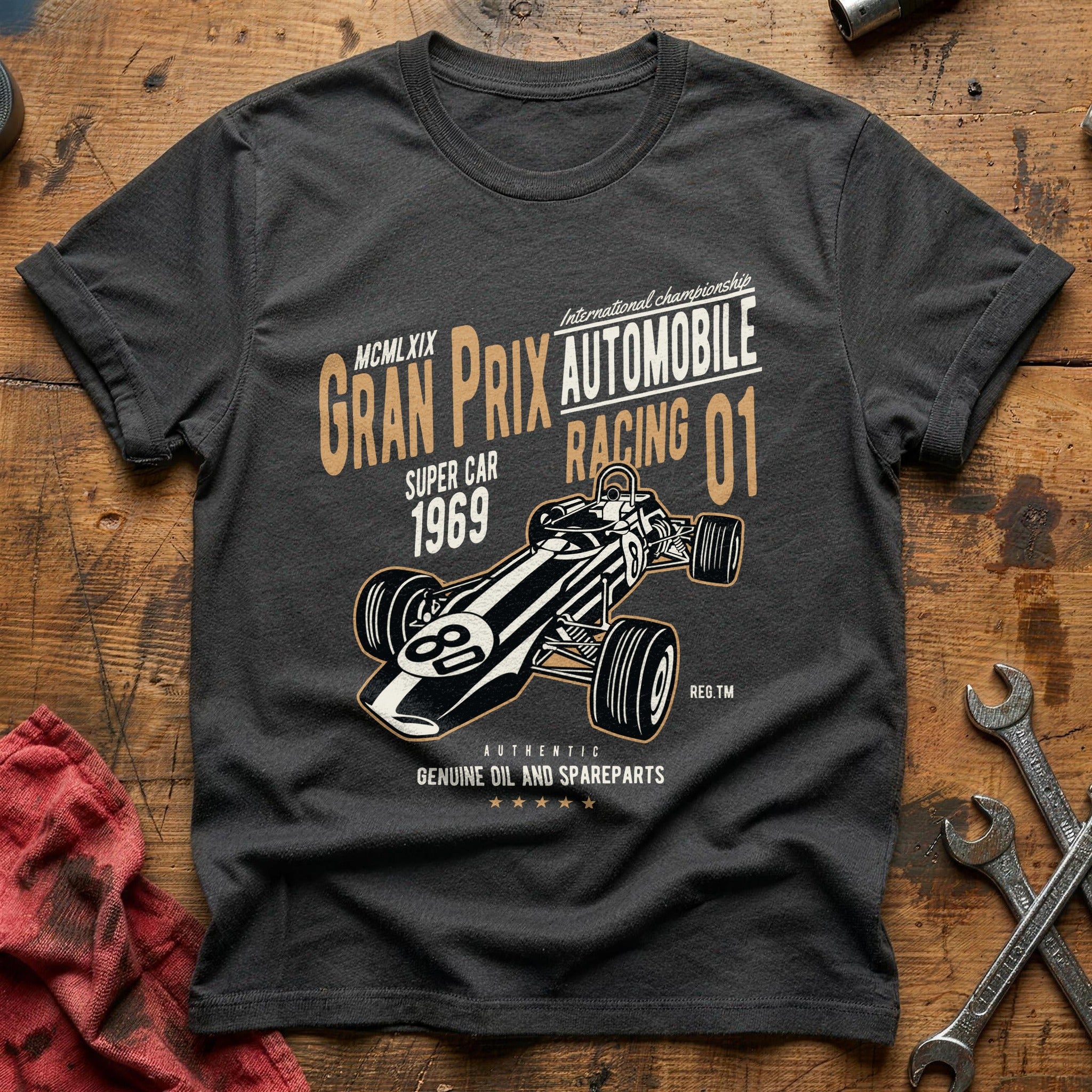 Formula grand prix 1969 T-Shirt - Charcoal