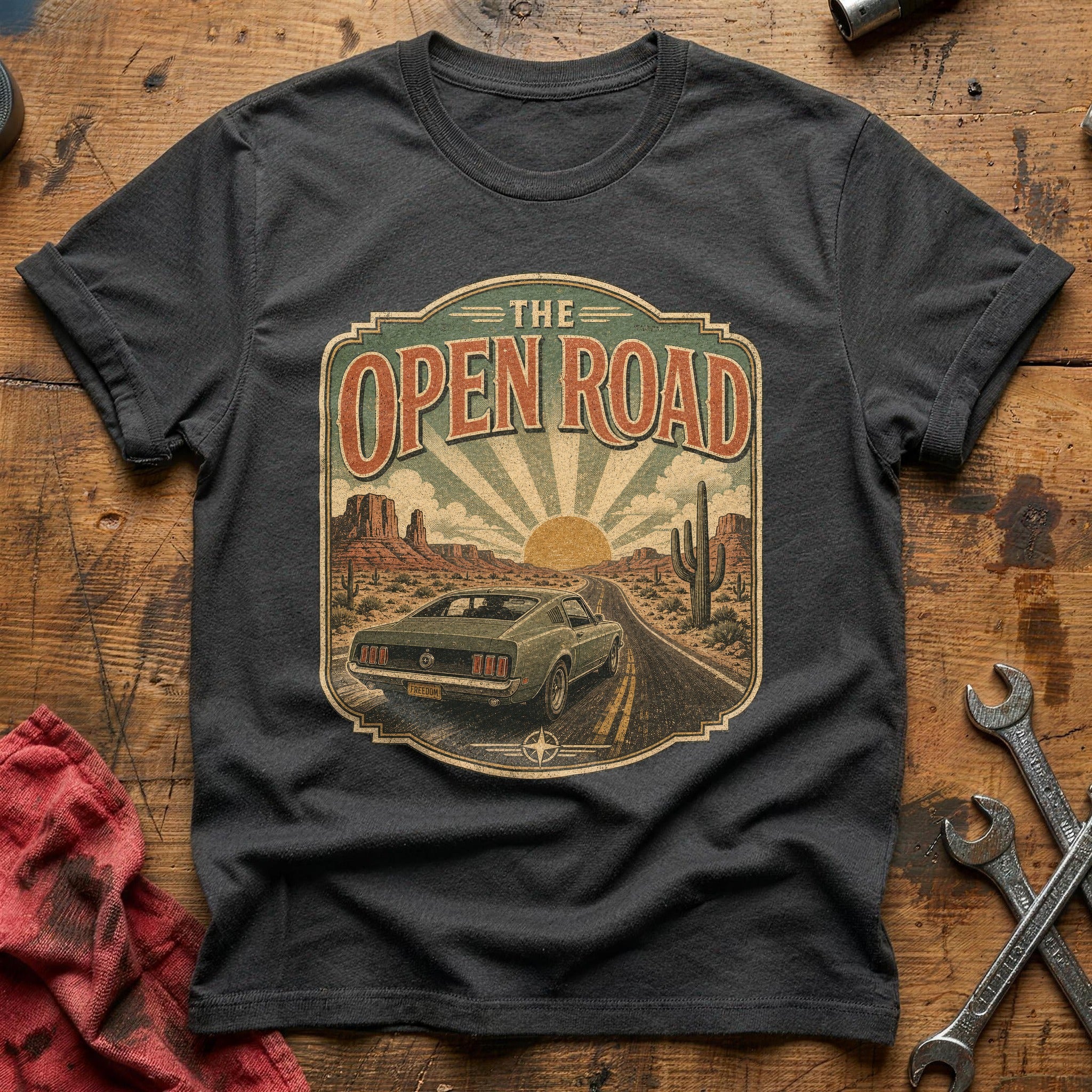 Freedom Plate T-Shirt - Charcoal